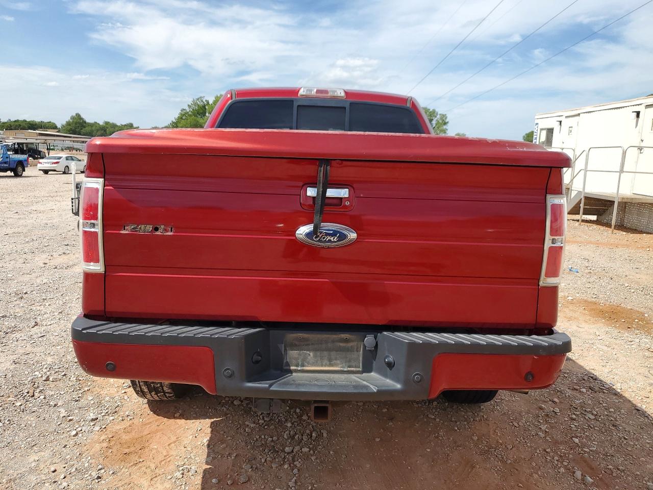2013 Ford F150 Supercrew Burgundy vin: 1FTFW1ET4DFA67186