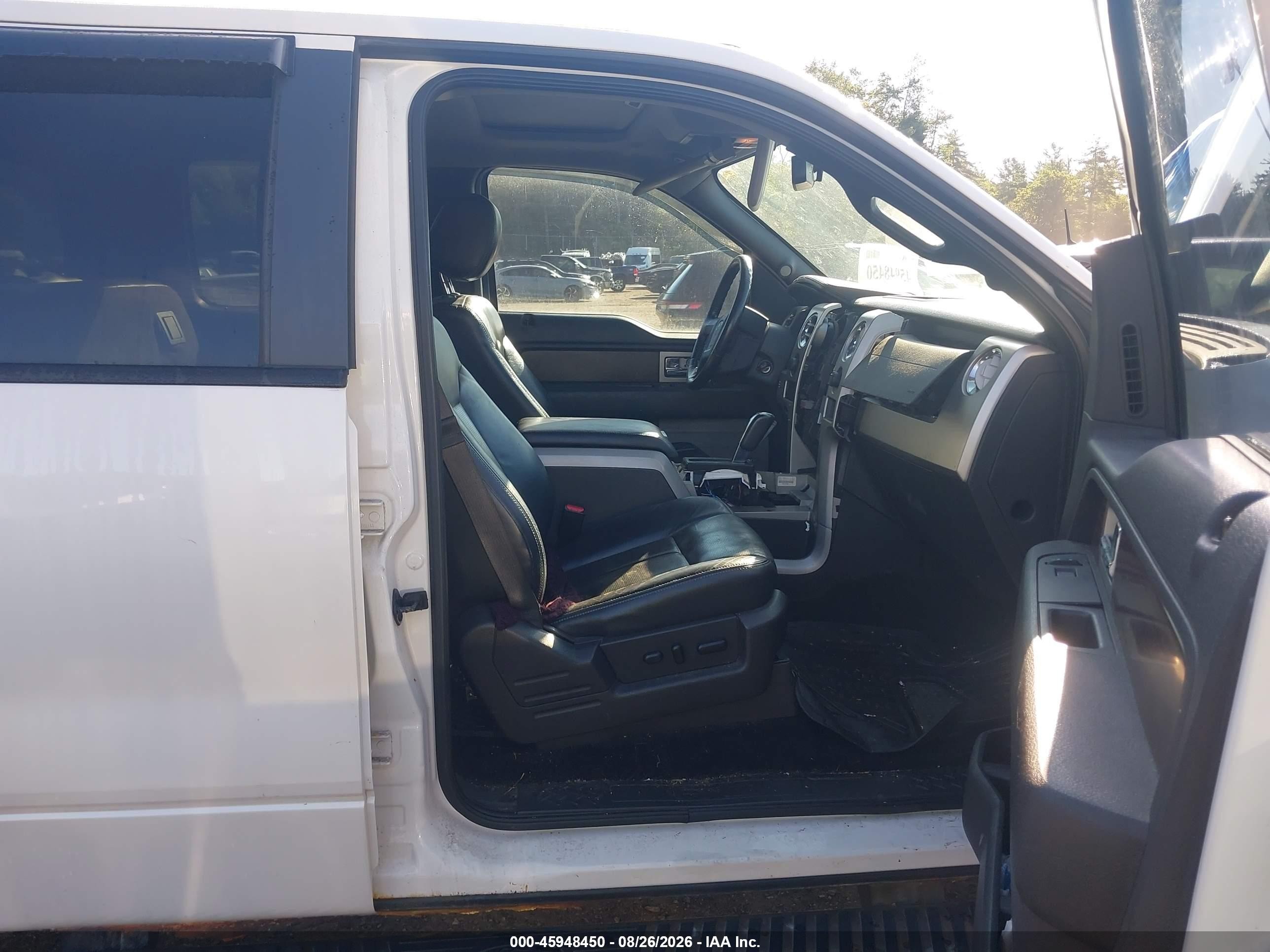 2013 Ford F-150 Lariat White vin: 1FTFW1ET4DFA70931