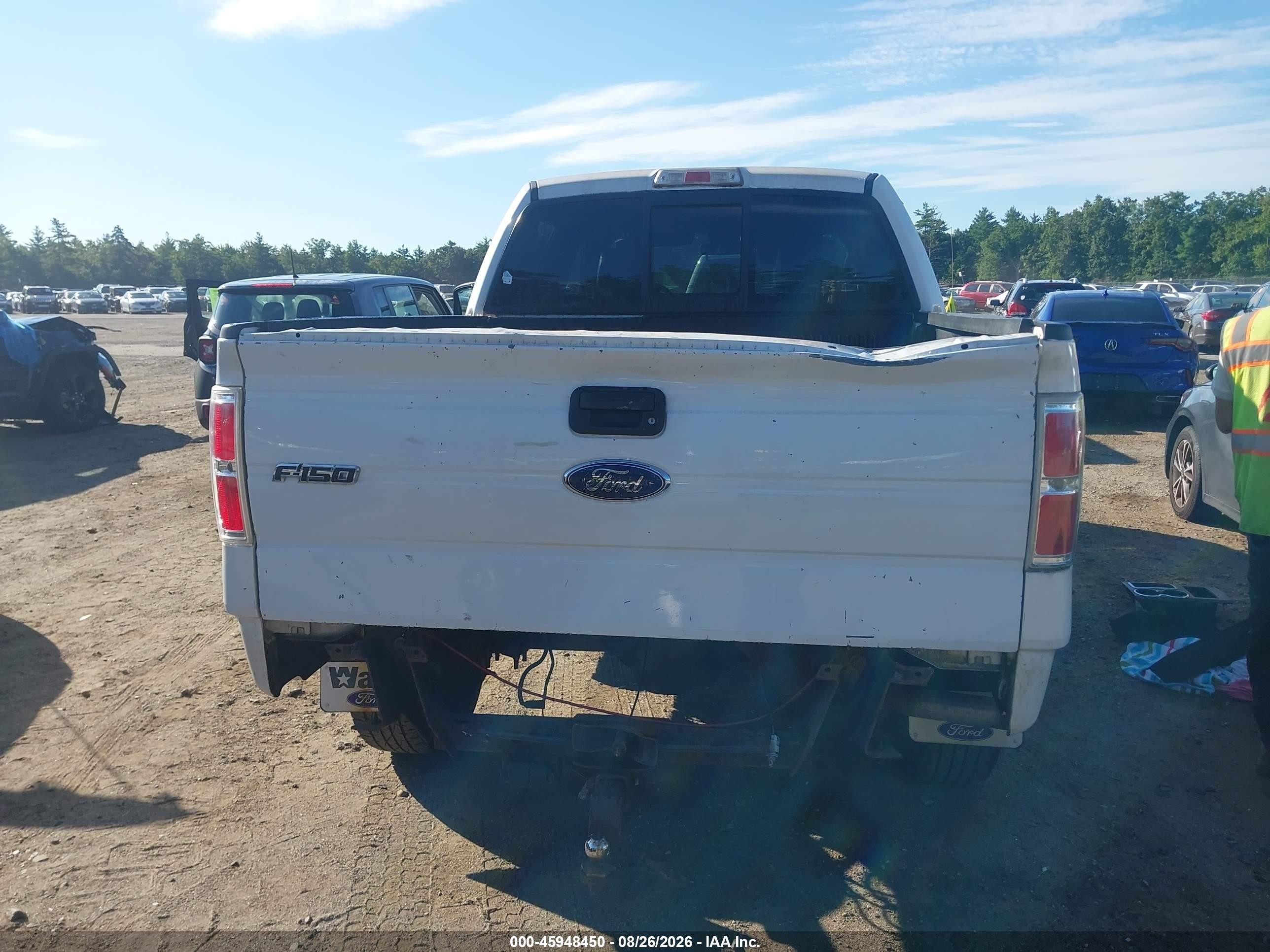 2013 Ford F-150 Lariat White vin: 1FTFW1ET4DFA70931