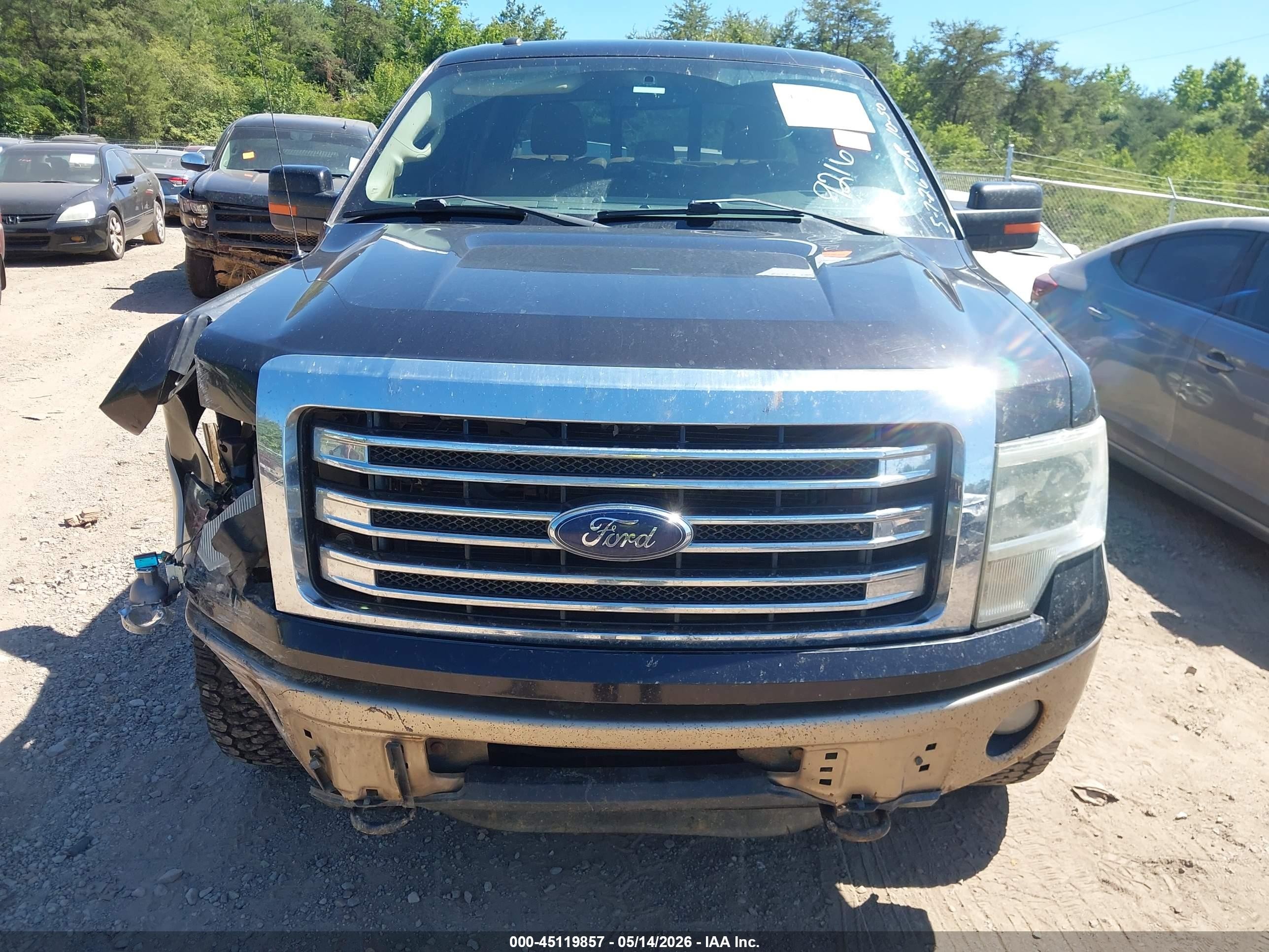 2013 Ford F-150 Lariat Black vin: 1FTFW1ET4DFA99216