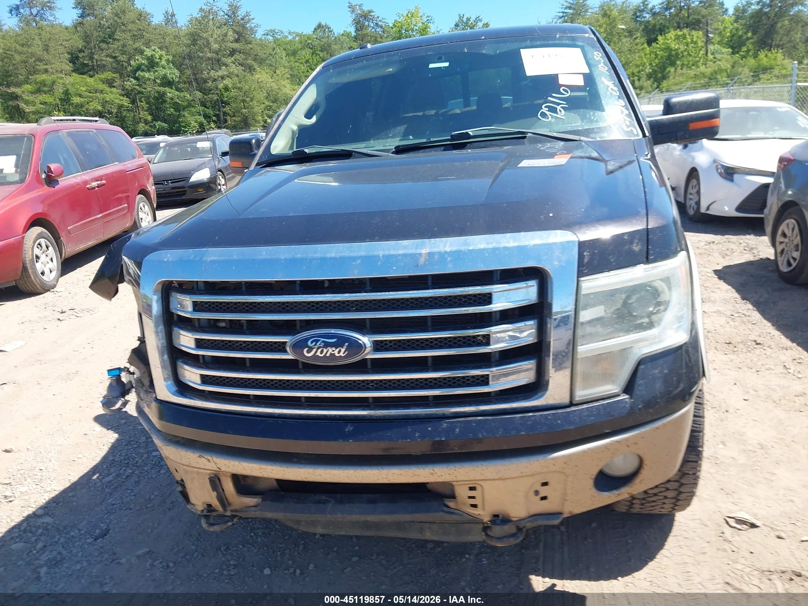 2013 Ford F-150 Lariat Black vin: 1FTFW1ET4DFA99216