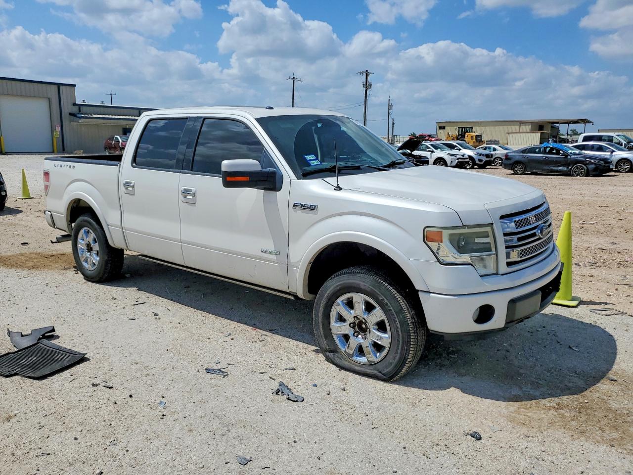 2013 Ford F150 Supercrew White vin: 1FTFW1ET4DFB01546