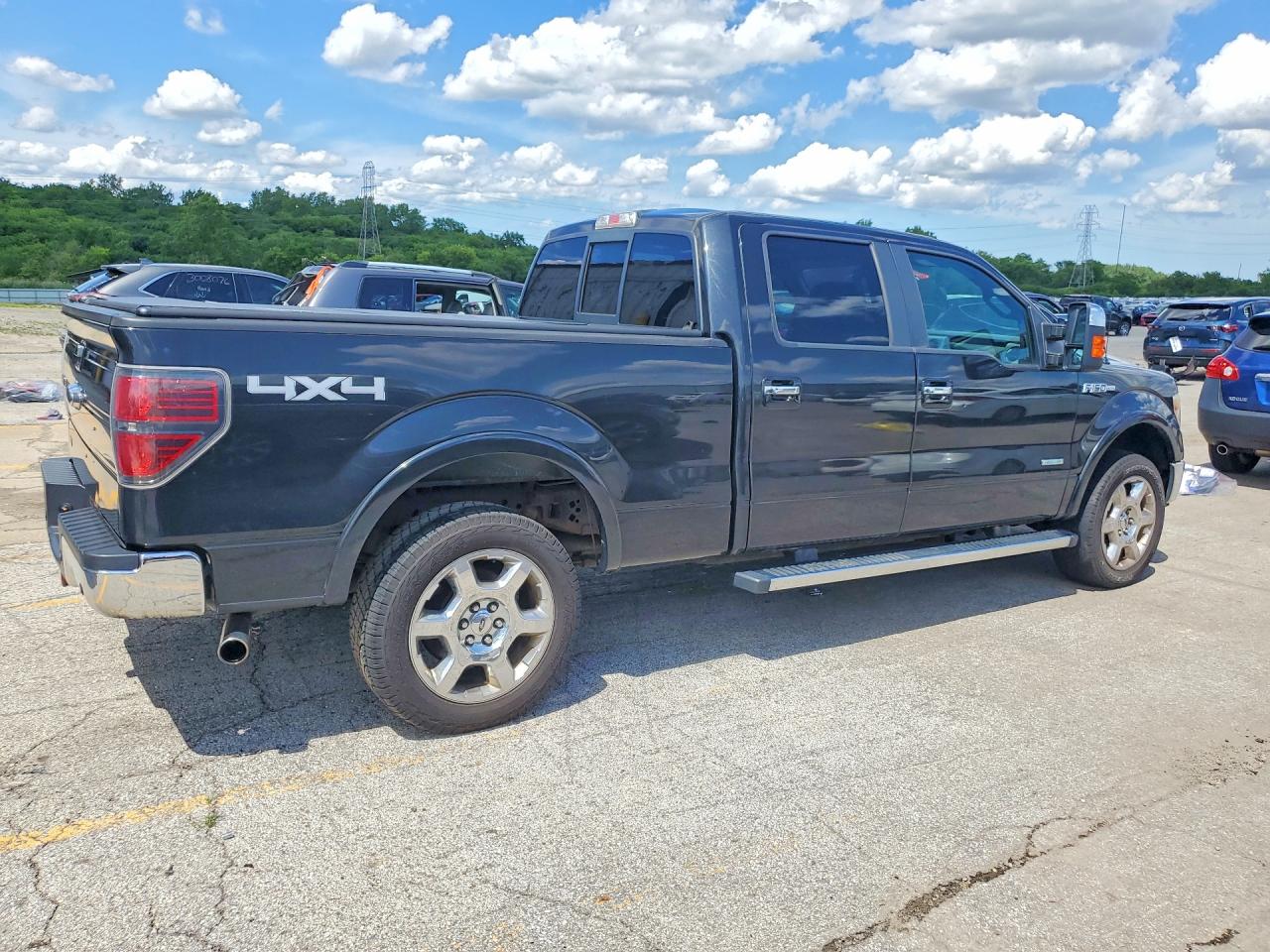 2013 Ford F150 Supercrew Black vin: 1FTFW1ET4DFB42646