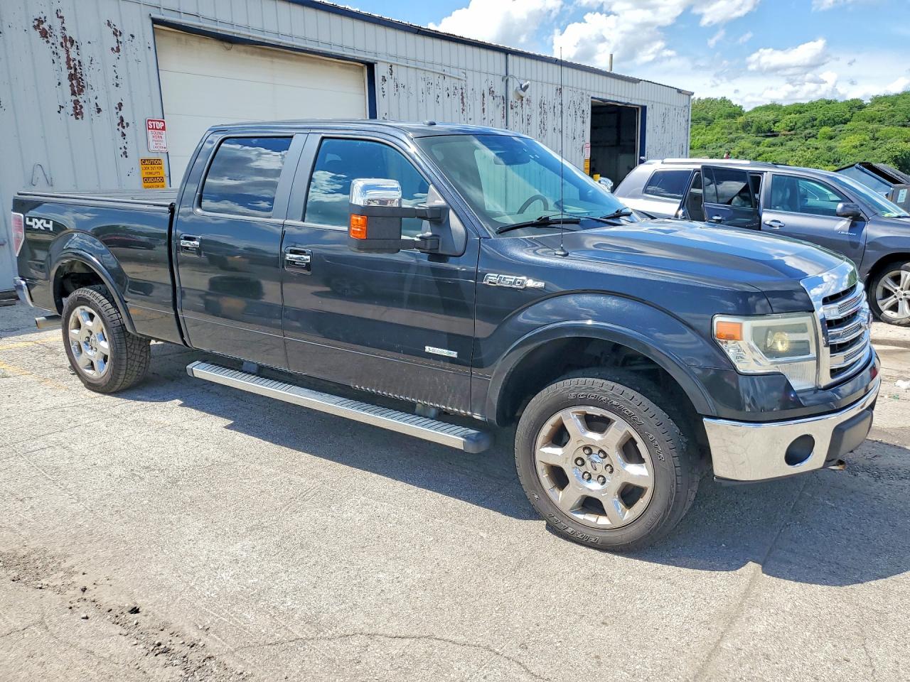 2013 Ford F150 Supercrew Black vin: 1FTFW1ET4DFB42646
