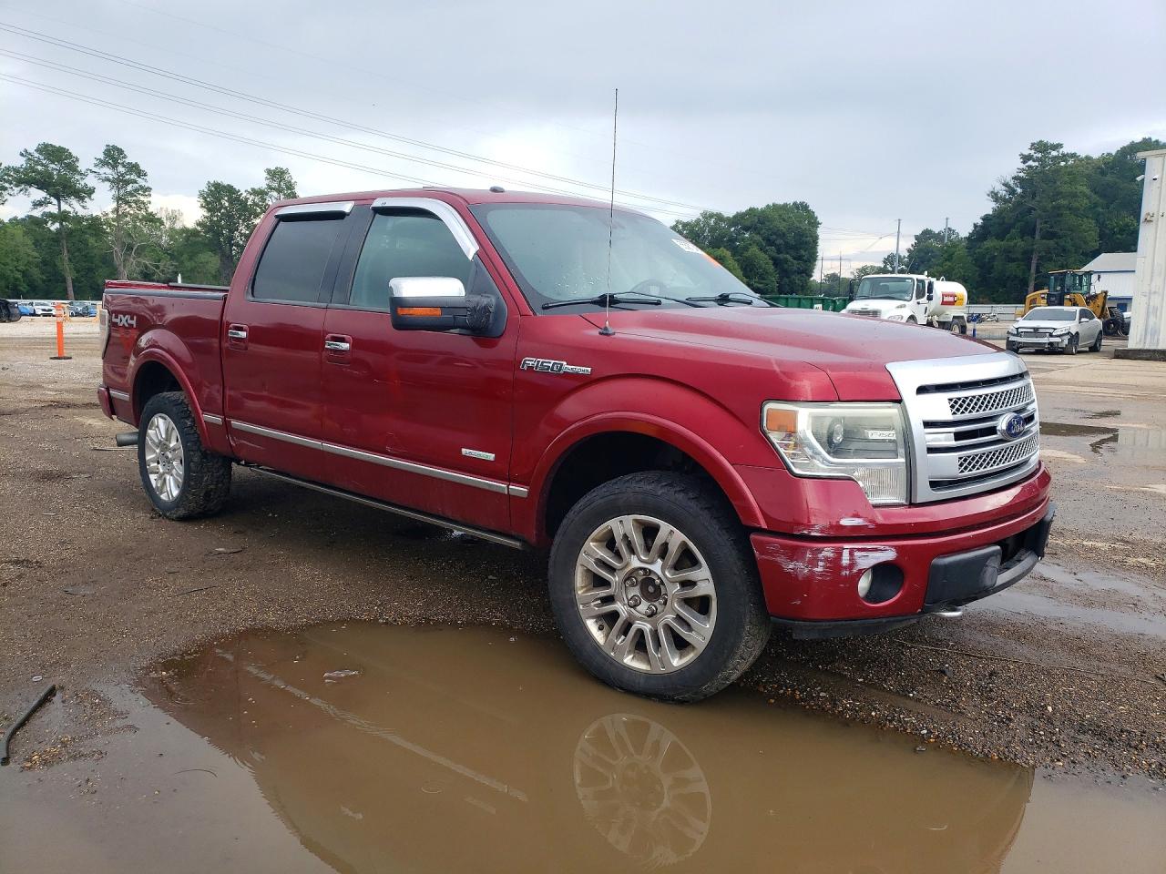 2013 Ford F150 Supercrew Red vin: 1FTFW1ET4DFB57485