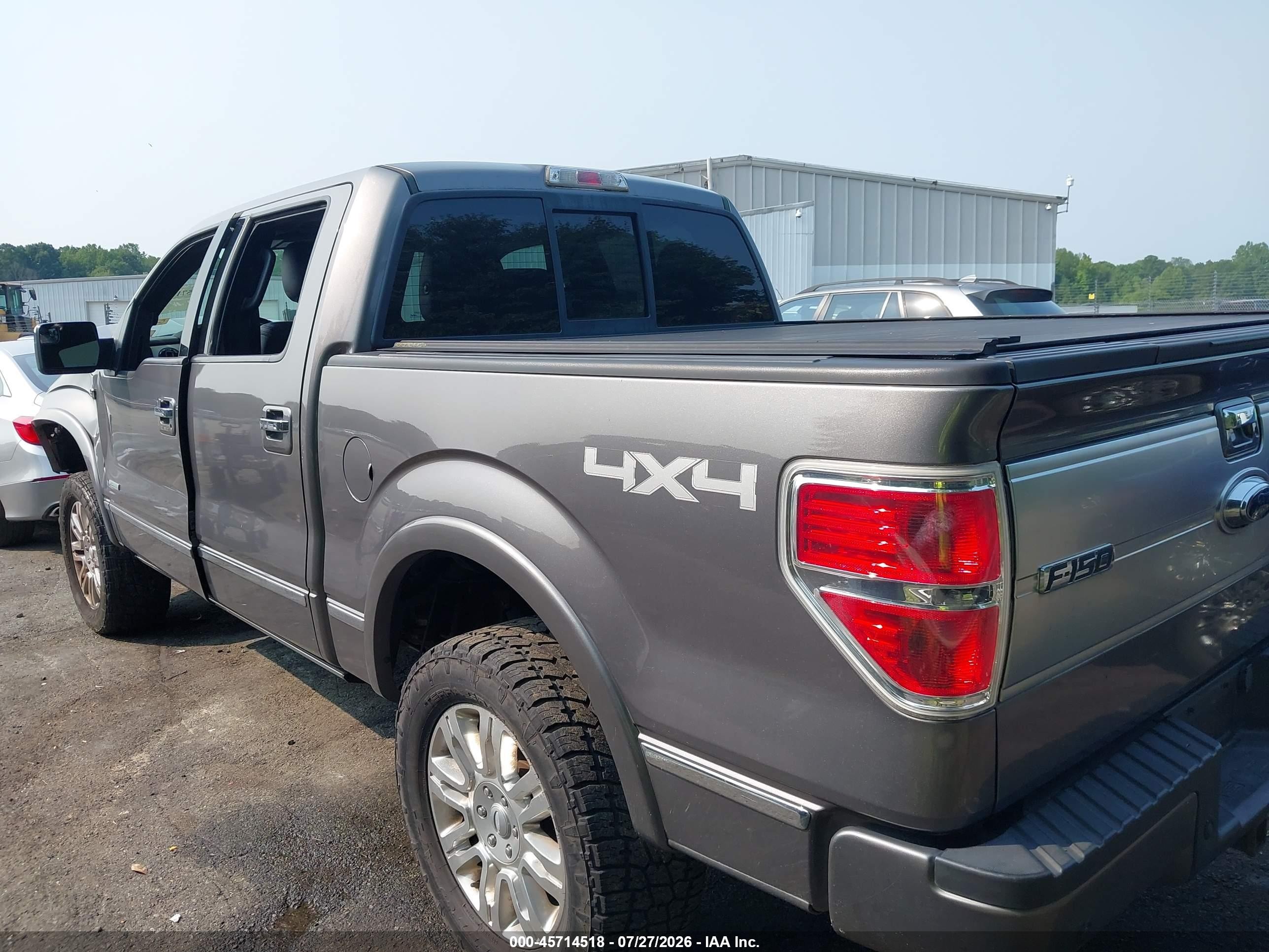 2013 Ford F-150 Platinum Gray vin: 1FTFW1ET4DFB72259