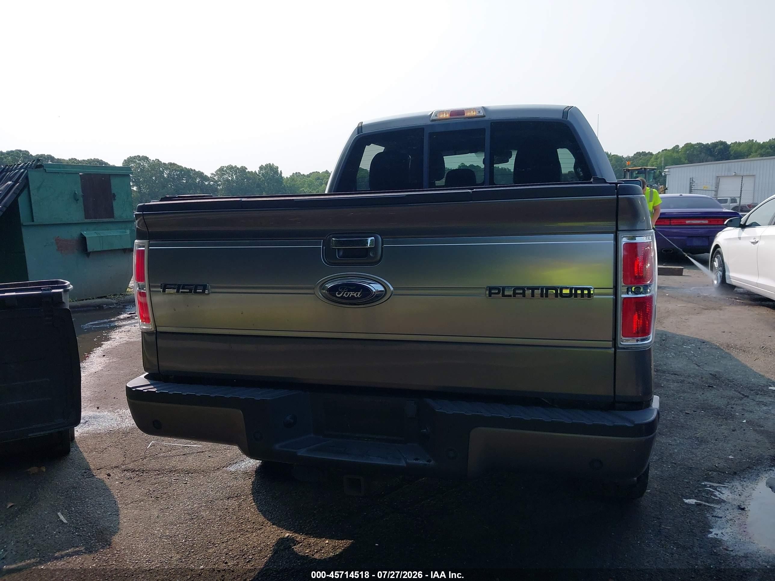 2013 Ford F-150 Platinum Gray vin: 1FTFW1ET4DFB72259