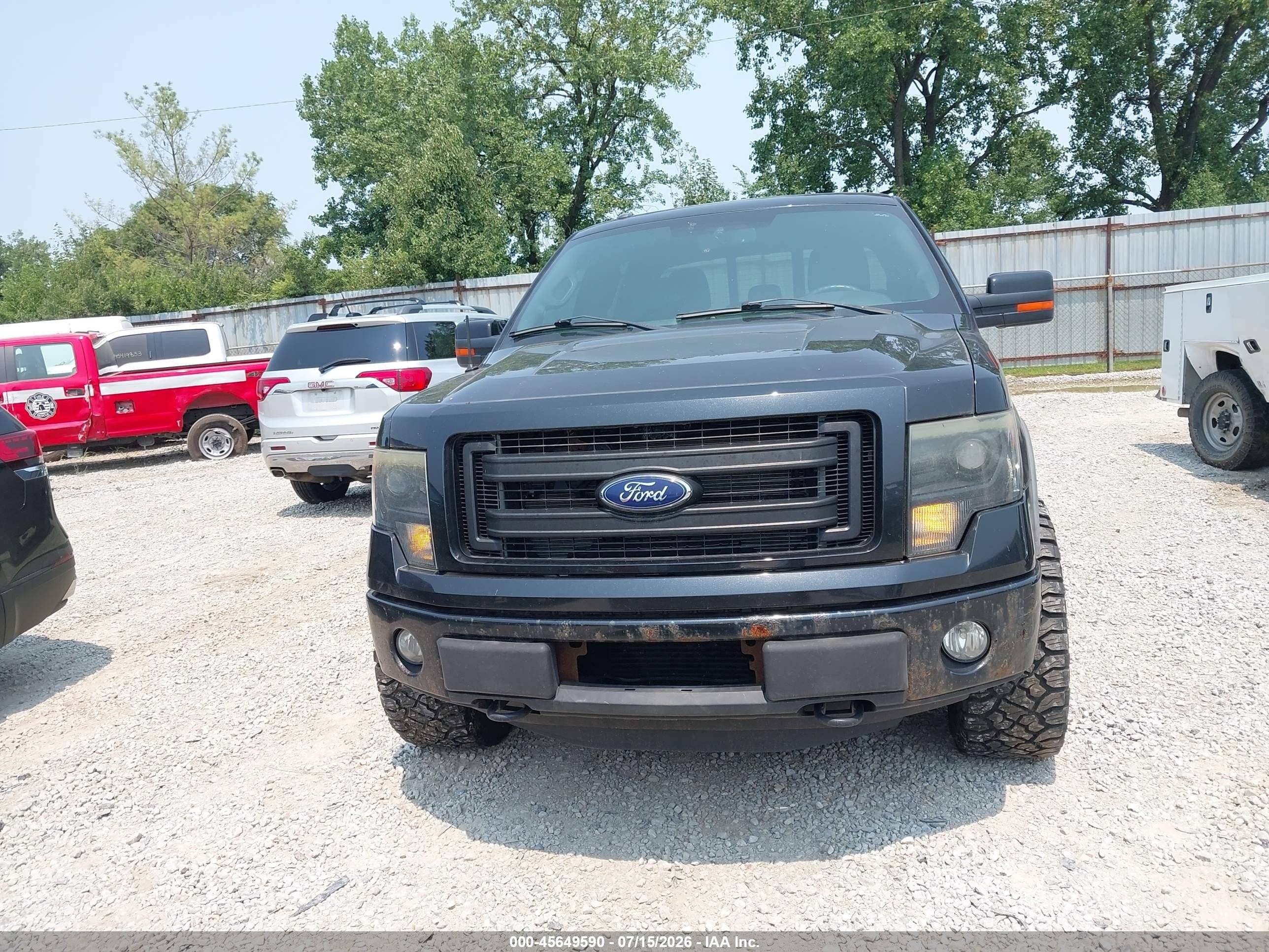 2013 Ford F-150 Fx4 Black vin: 1FTFW1ET4DFC04112