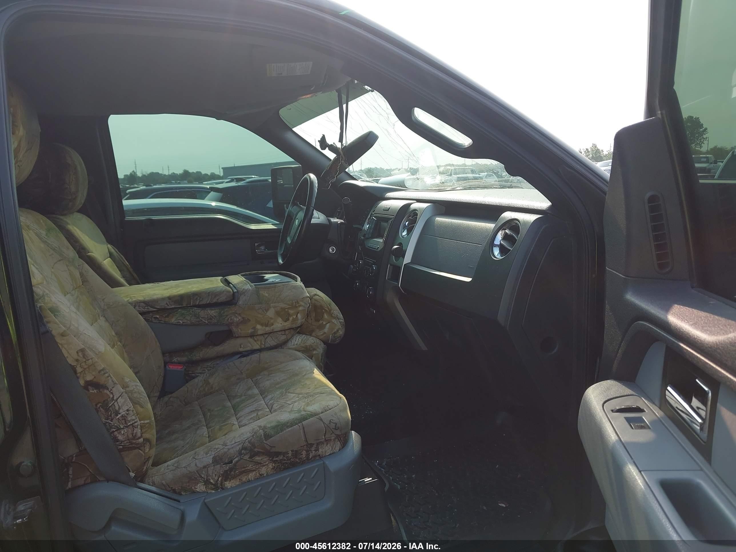 2013 Ford F-150 Xlt Green vin: 1FTFW1ET4DFC41418