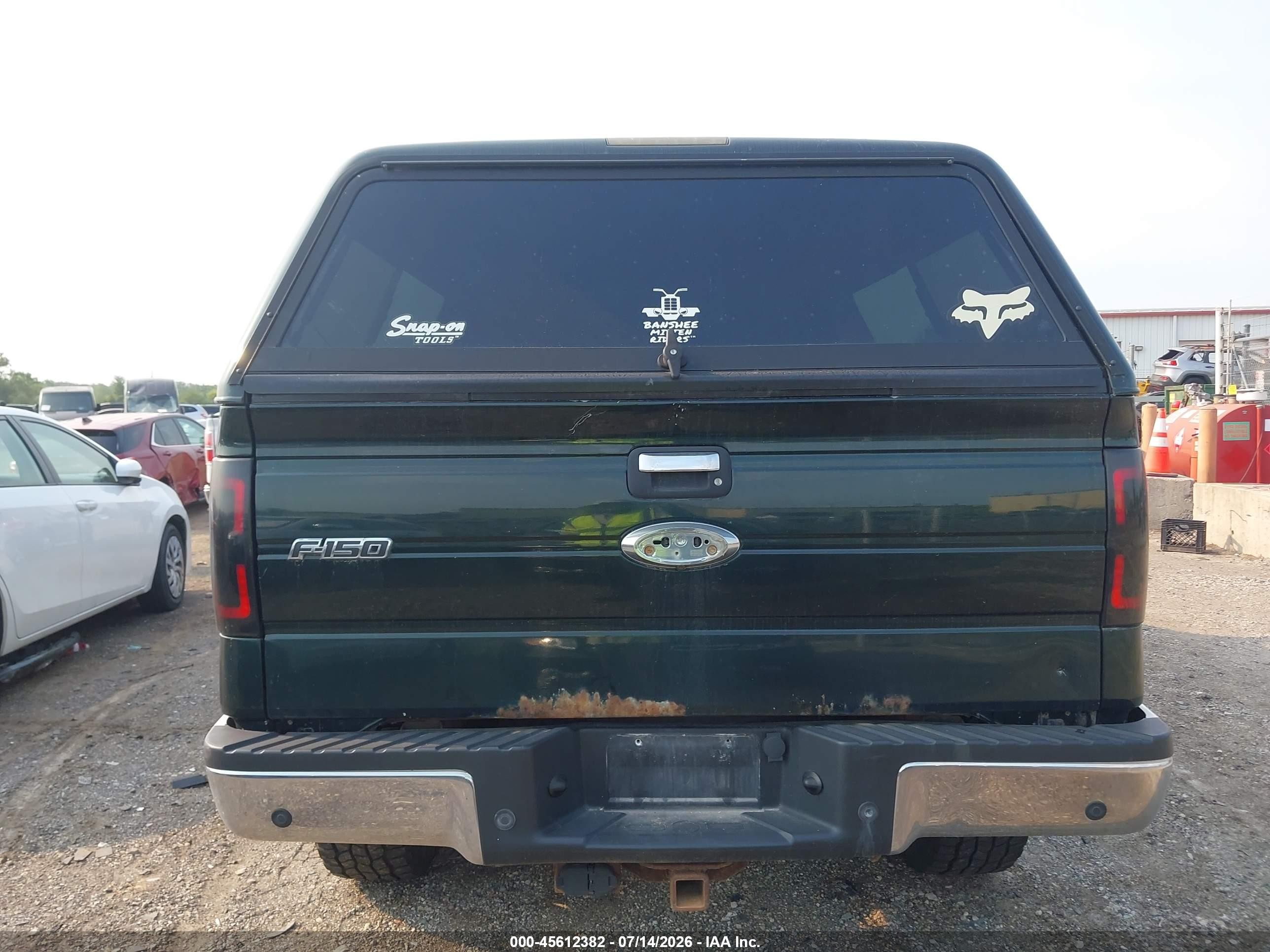 2013 Ford F-150 Xlt Green vin: 1FTFW1ET4DFC41418