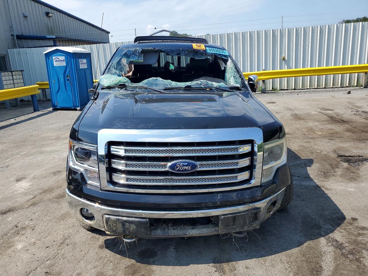2013 Ford F150 Supercrew Black vin: 1FTFW1ET4DFC48174