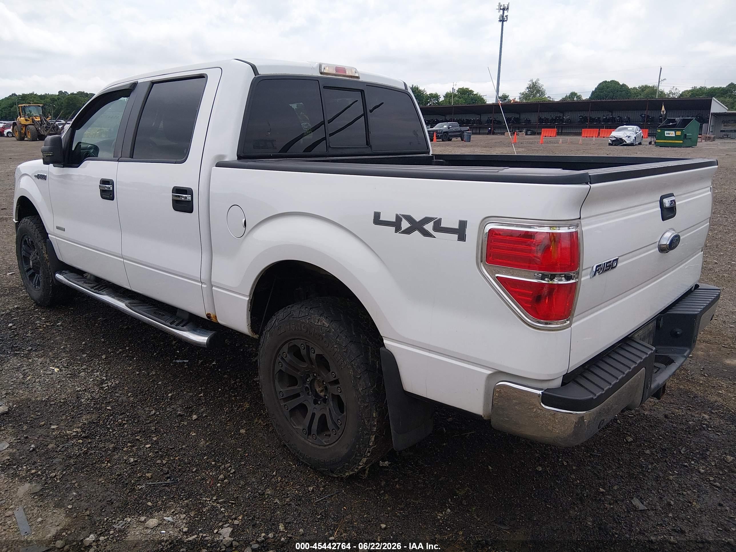2013 Ford F-150 Fx4/king Ranch/lariat/limited/platinum/xl/xlt White vin: 1FTFW1ET4DFC56033