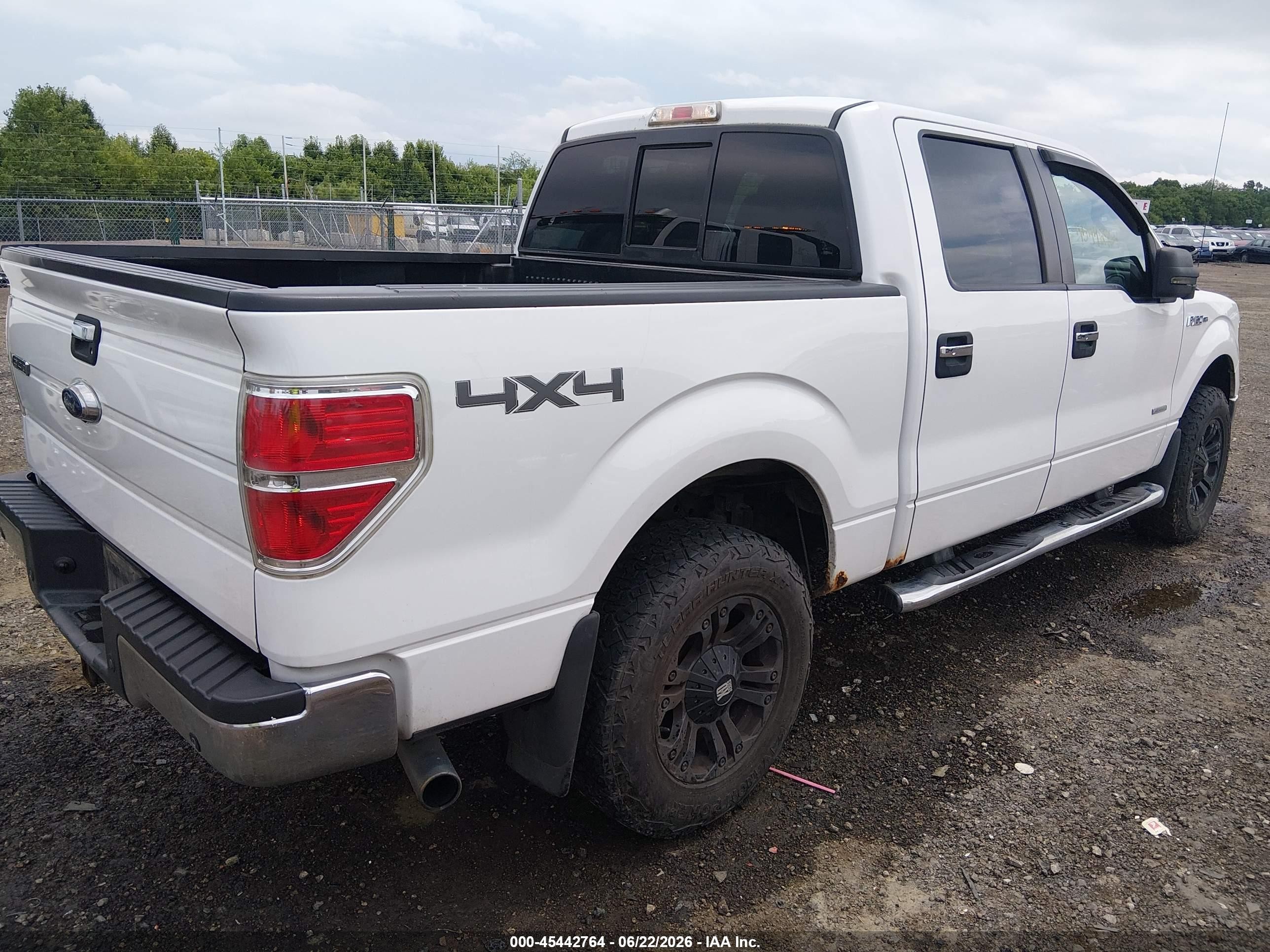 2013 Ford F-150 Fx4/king Ranch/lariat/limited/platinum/xl/xlt White vin: 1FTFW1ET4DFC56033
