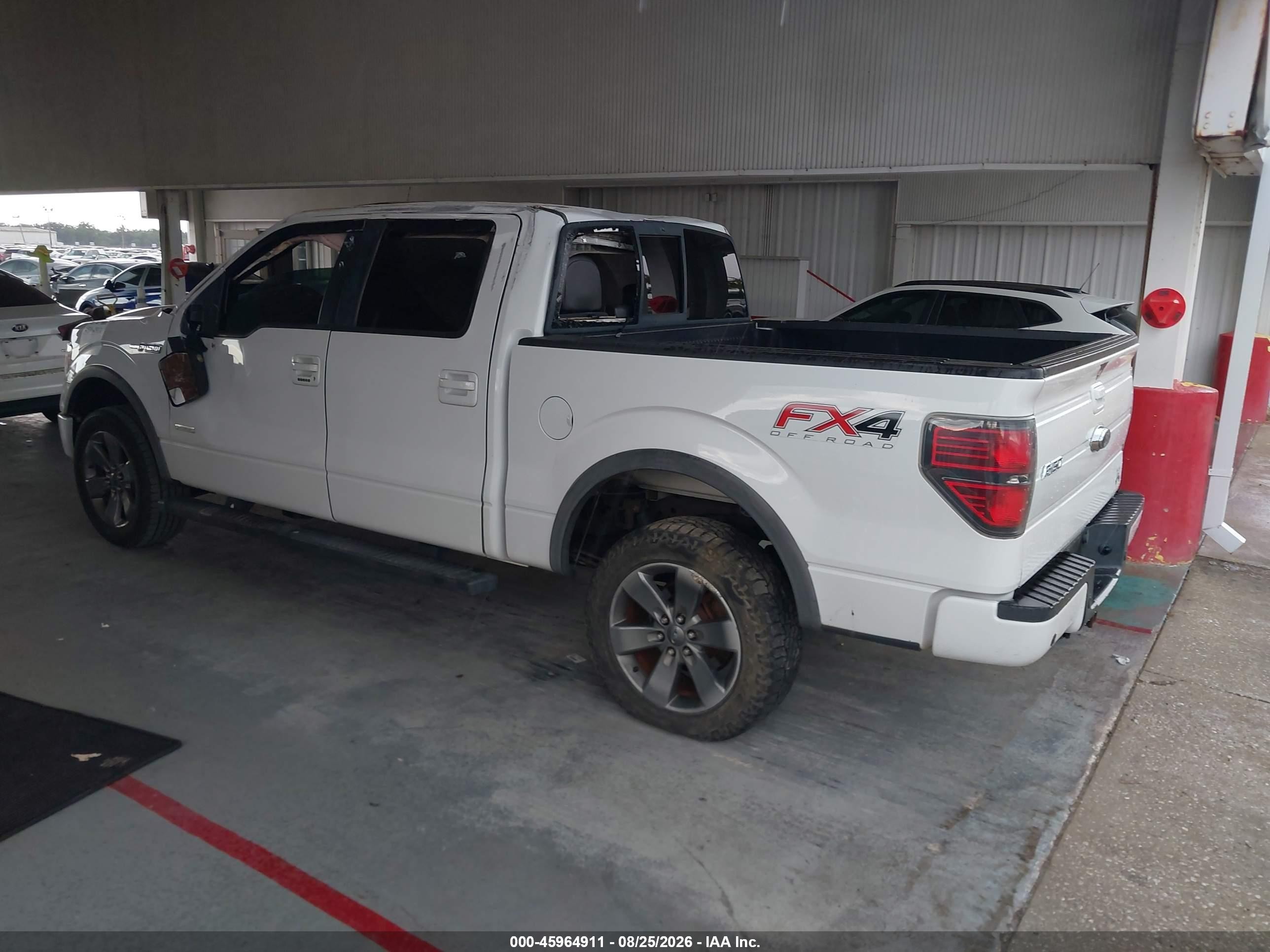 2013 Ford F-150 Fx4 White vin: 1FTFW1ET4DFC85239