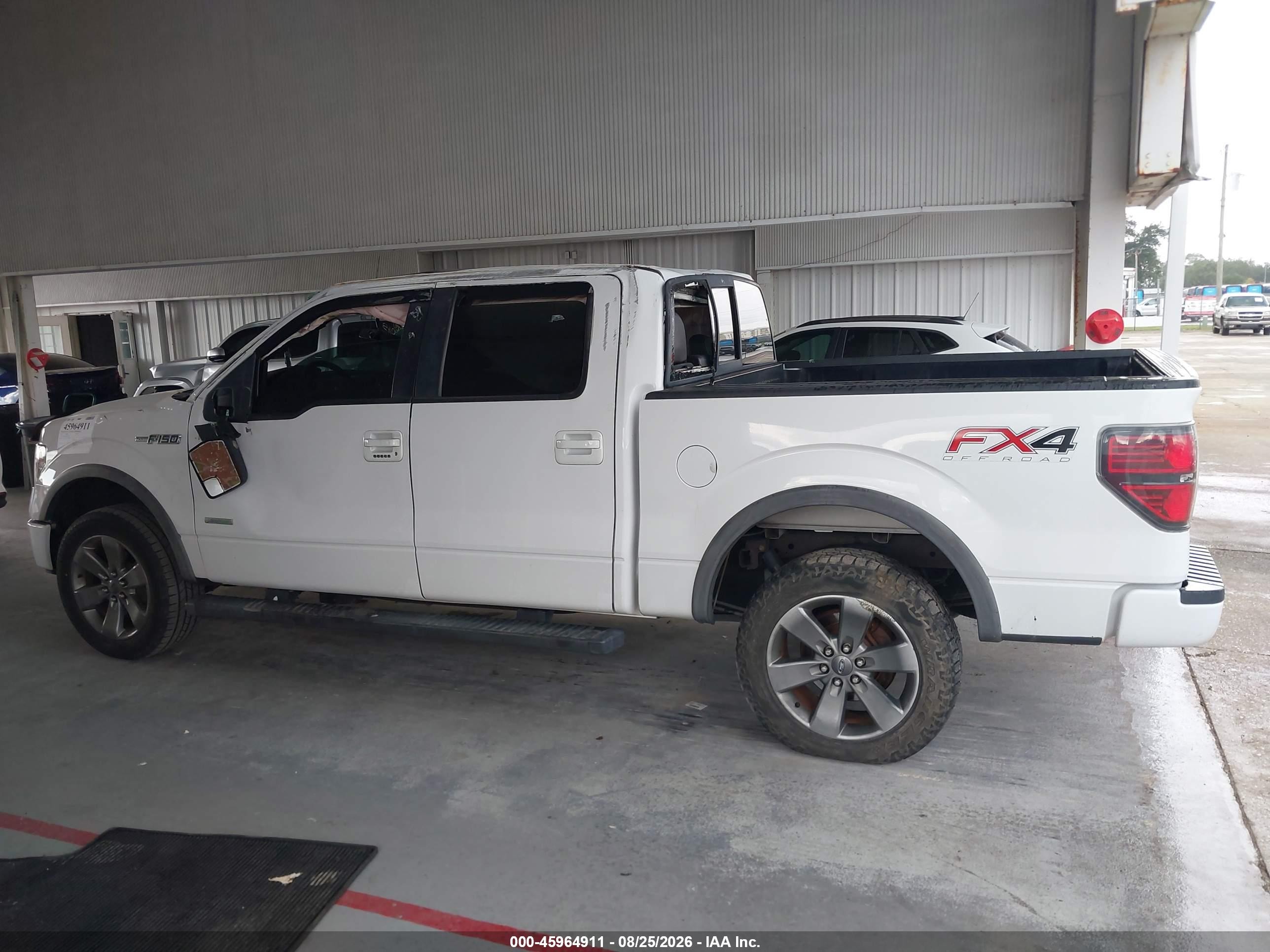 2013 Ford F-150 Fx4 White vin: 1FTFW1ET4DFC85239