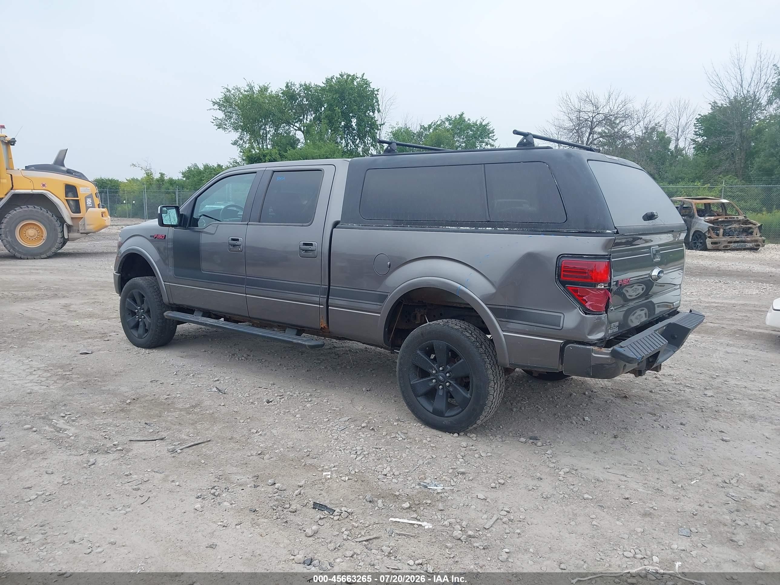 2013 Ford F-150 Fx4 Gray vin: 1FTFW1ET4DFD12729