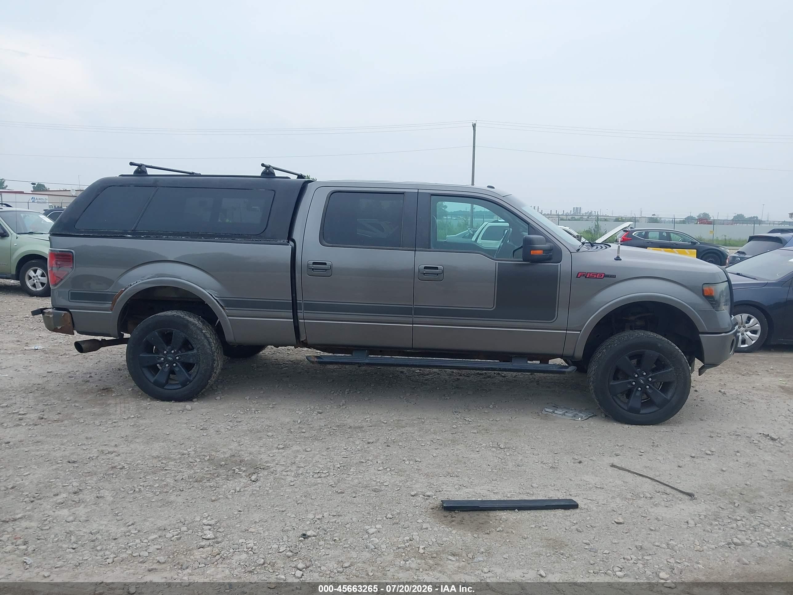 2013 Ford F-150 Fx4 Gray vin: 1FTFW1ET4DFD12729