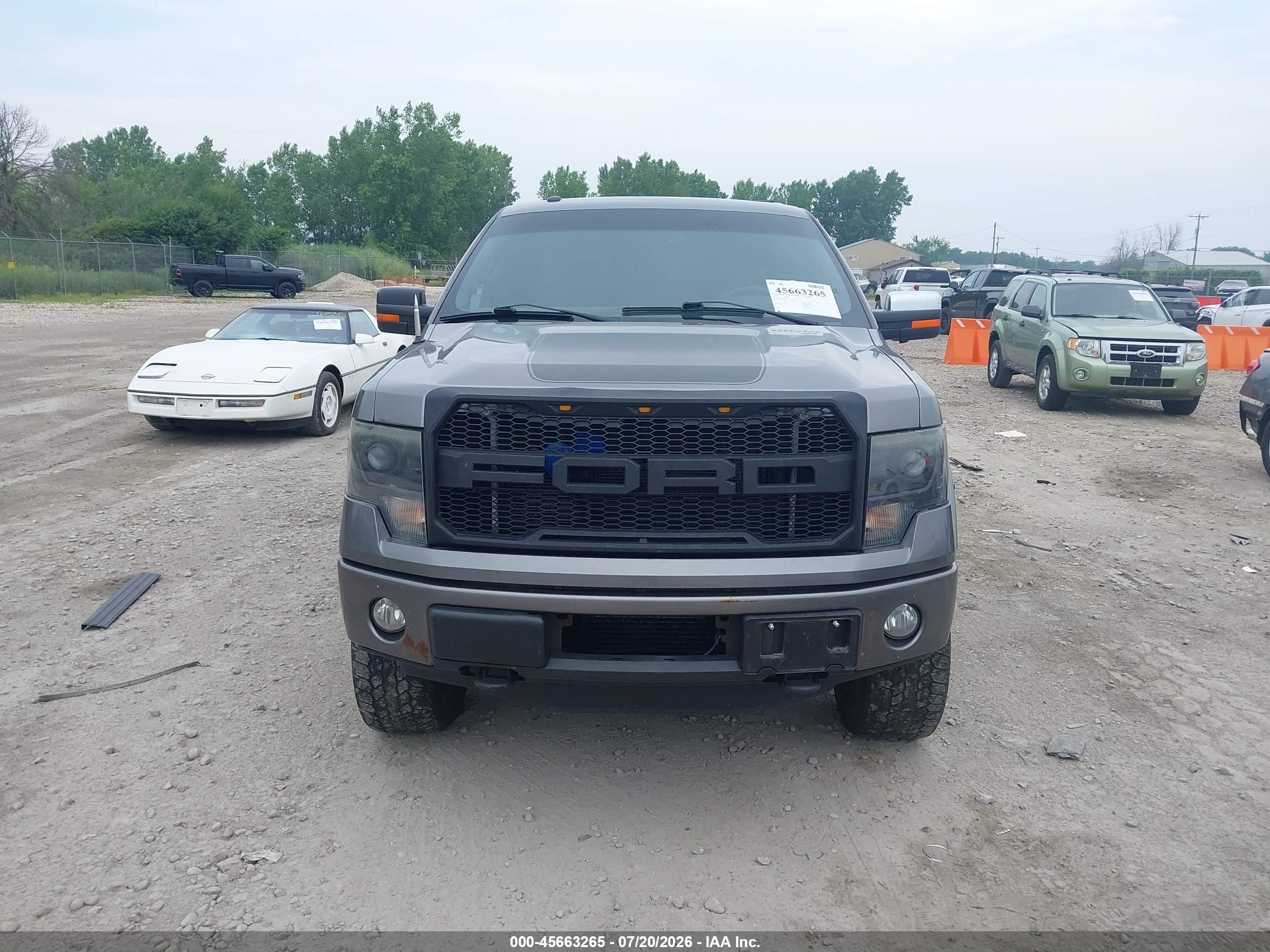 2013 Ford F-150 Fx4 Gray vin: 1FTFW1ET4DFD12729