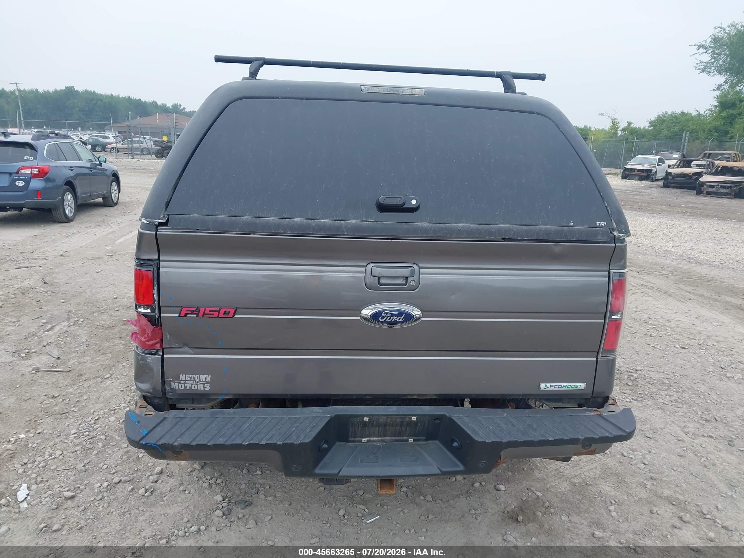 2013 Ford F-150 Fx4 Gray vin: 1FTFW1ET4DFD12729