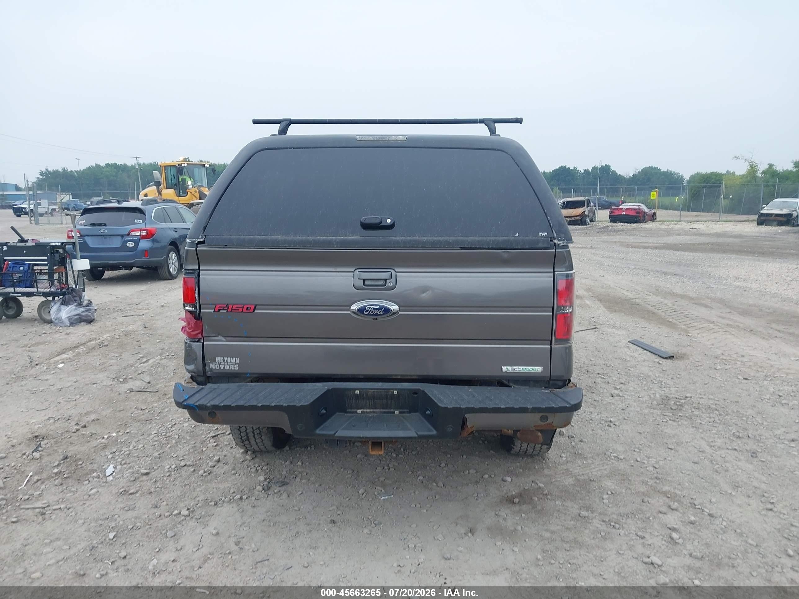 2013 Ford F-150 Fx4 Gray vin: 1FTFW1ET4DFD12729