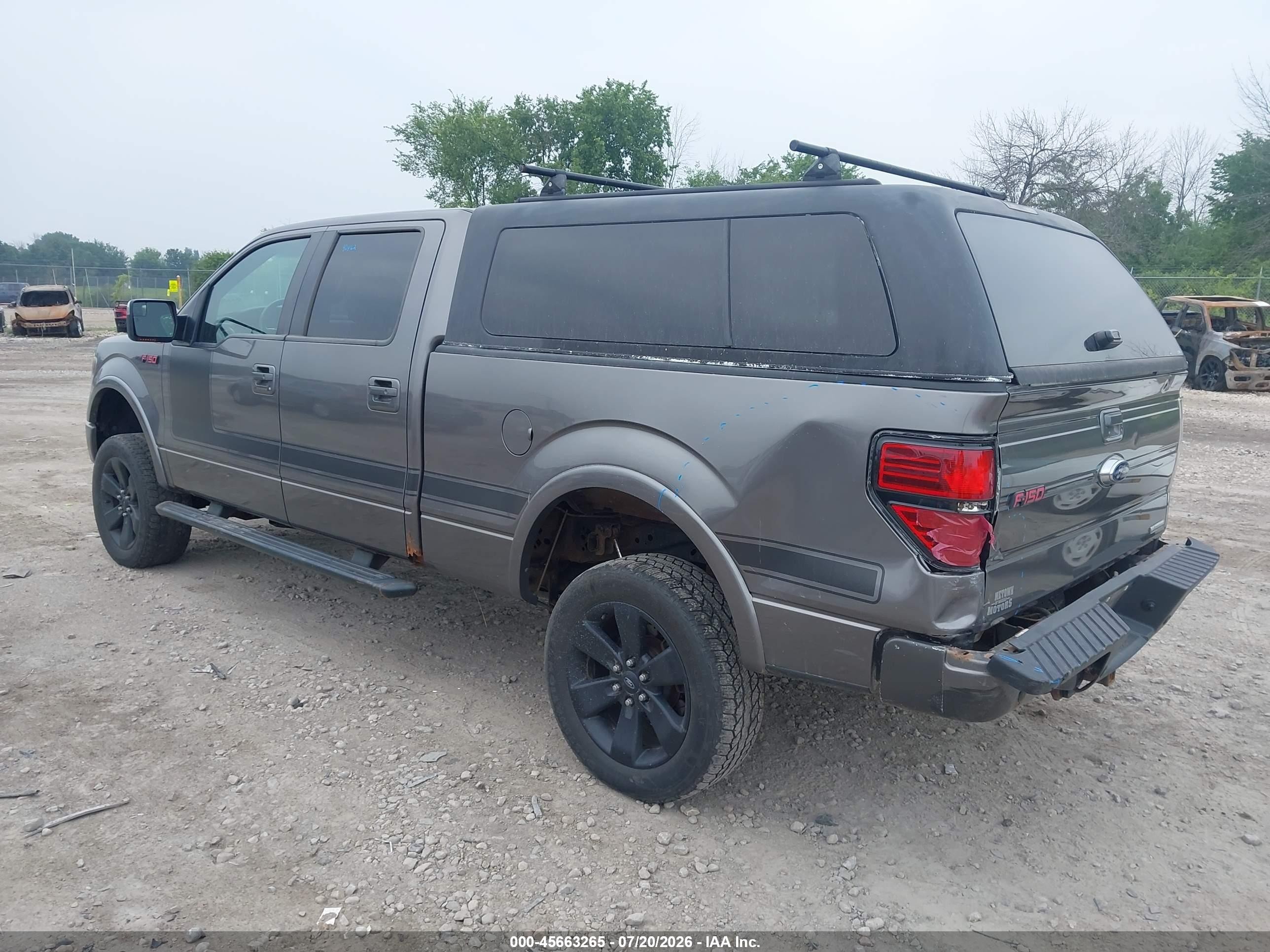 2013 Ford F-150 Fx4 Gray vin: 1FTFW1ET4DFD12729