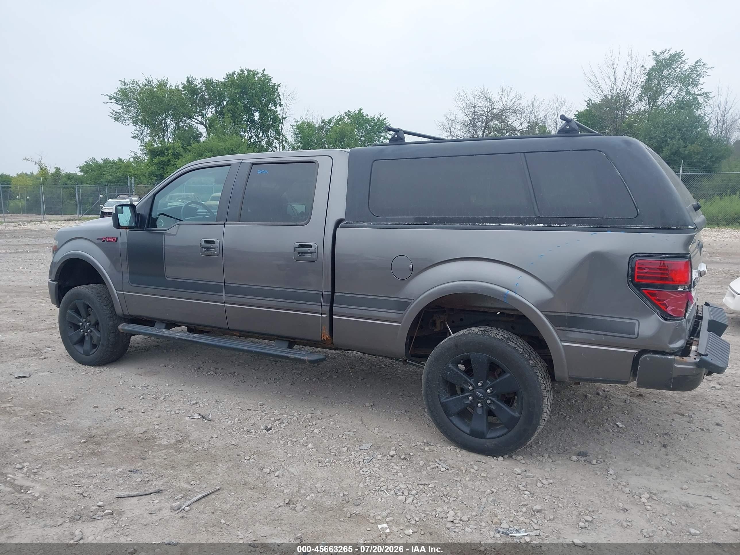2013 Ford F-150 Fx4 Gray vin: 1FTFW1ET4DFD12729