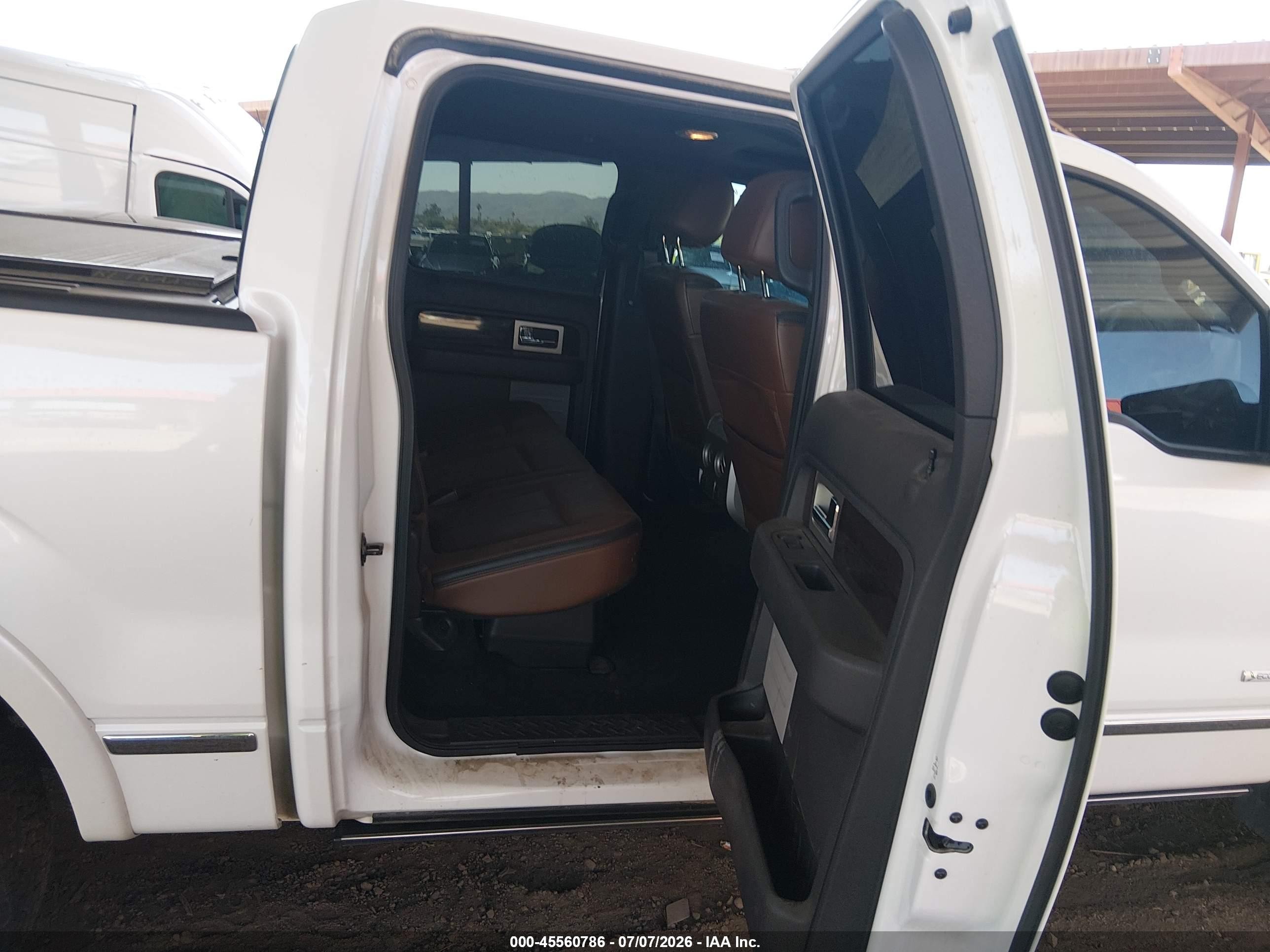 2013 Ford F-150 Platinum White vin: 1FTFW1ET4DFD27179