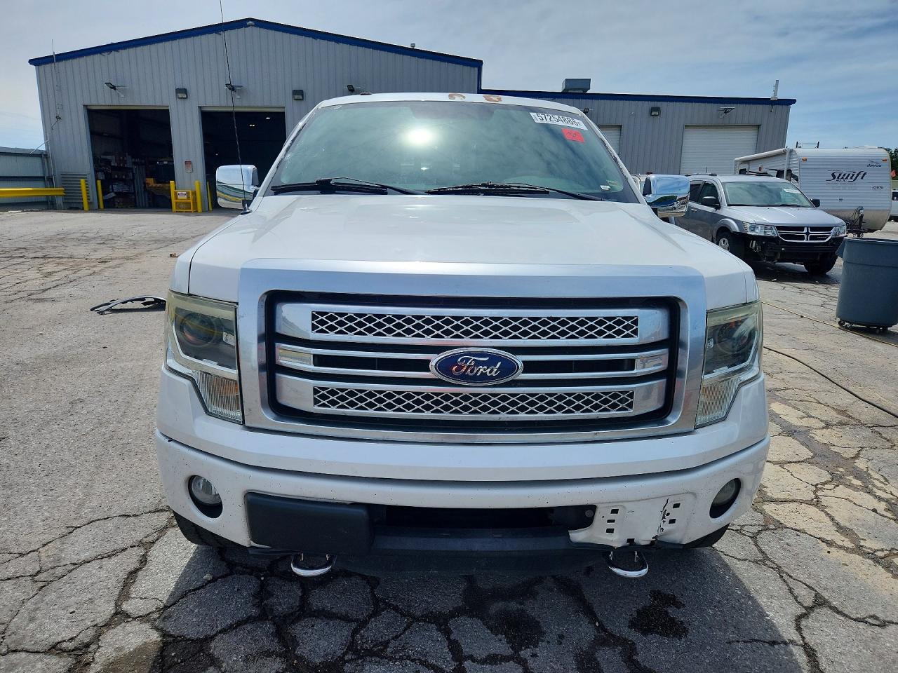 2013 Ford F150 Supercrew White vin: 1FTFW1ET4DFD40952