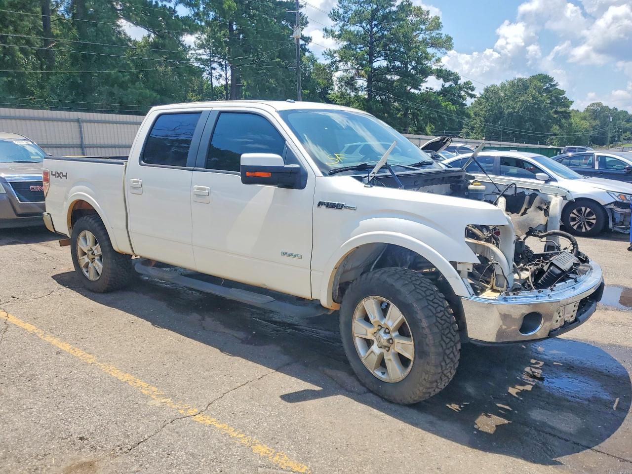 2013 Ford F150 Supercrew White vin: 1FTFW1ET4DFD68198