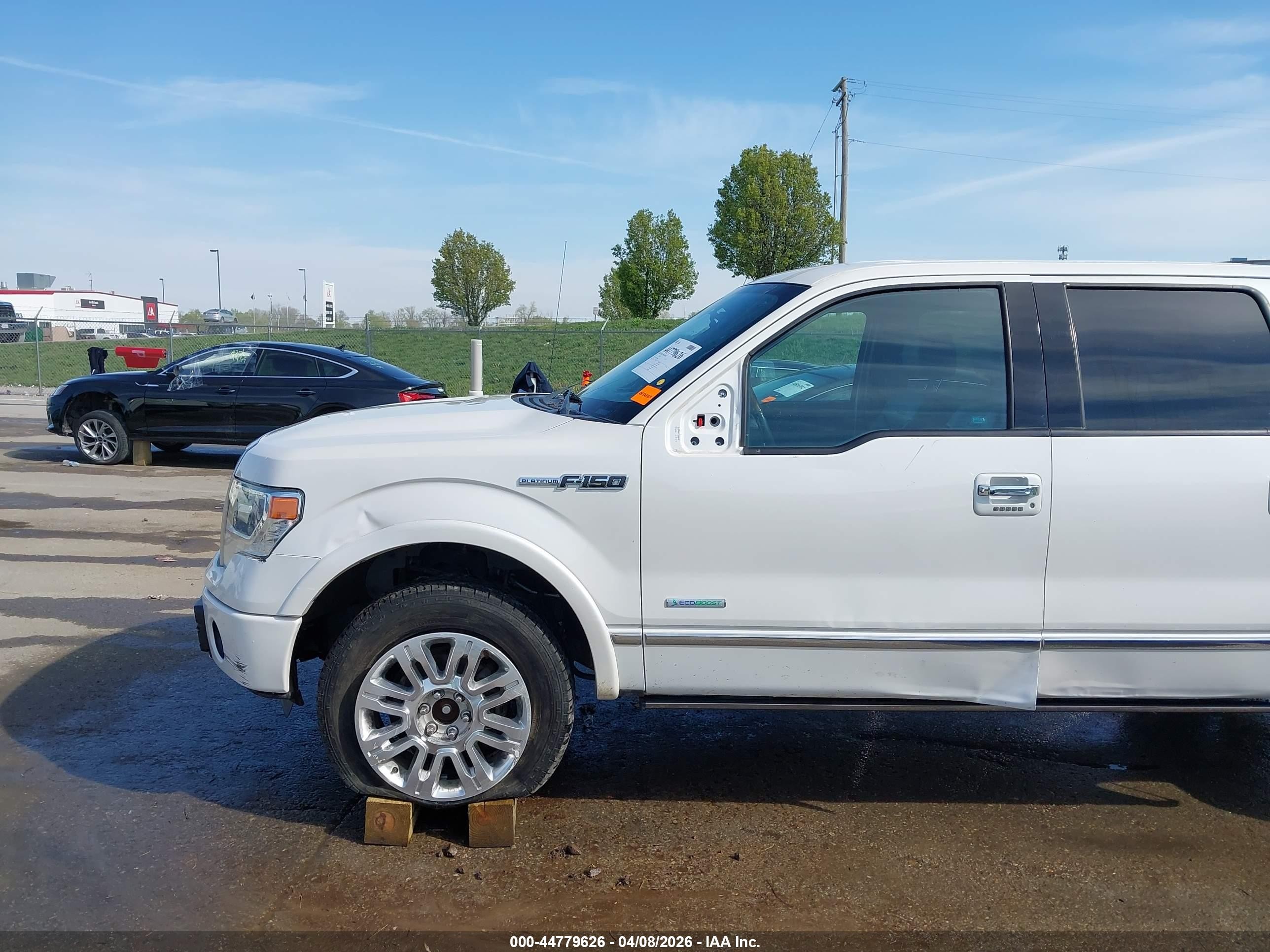 2013 Ford F-150 Platinum White vin: 1FTFW1ET4DFE04648