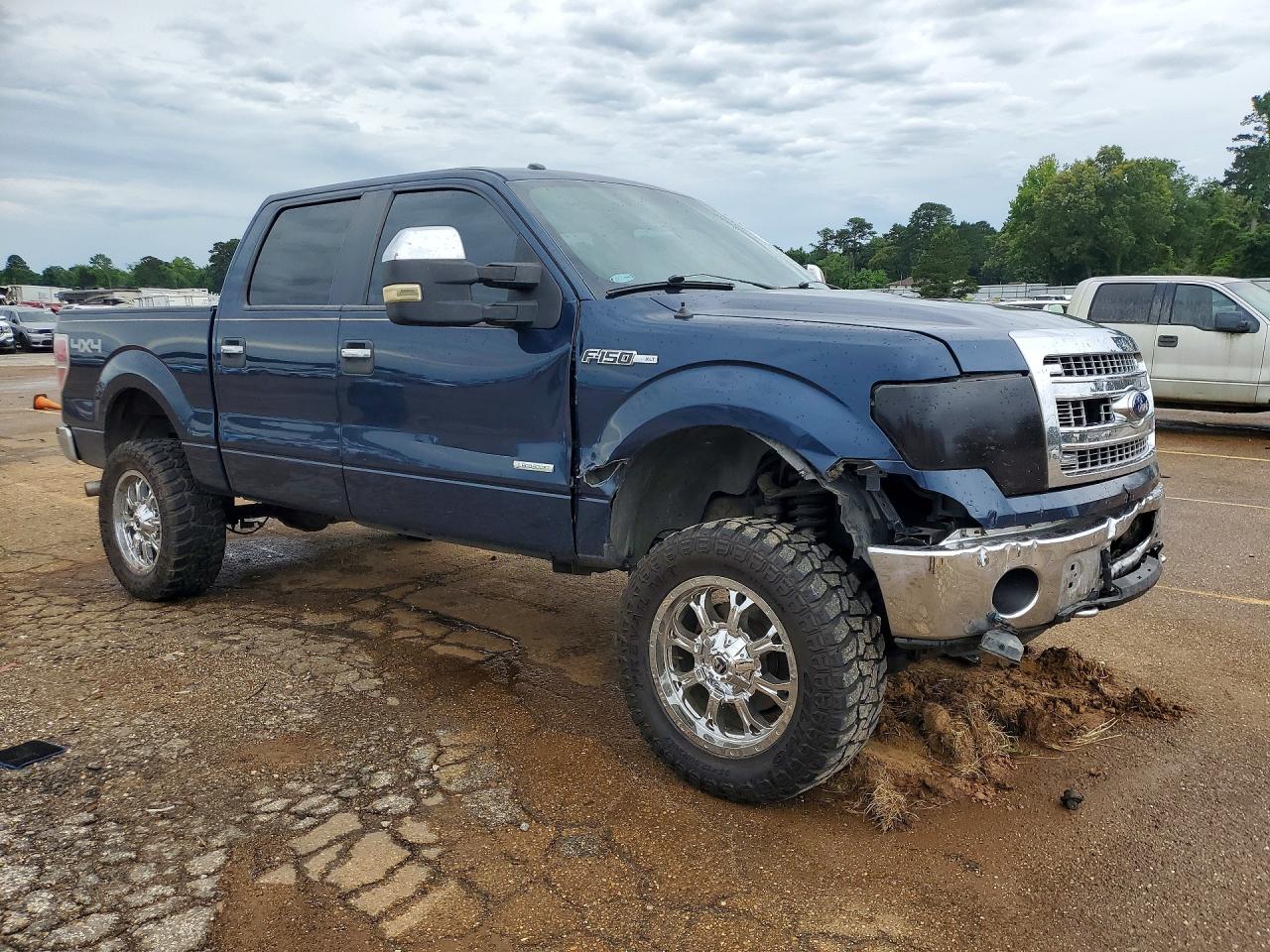 2013 Ford F150 Supercrew Blue vin: 1FTFW1ET4DKD58746