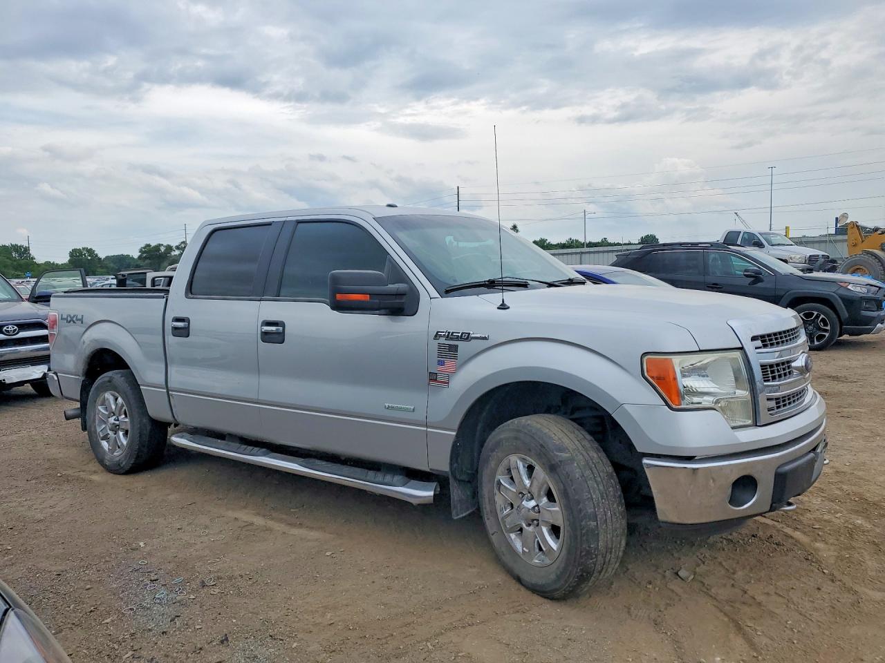 2013 Ford F150 Supercrew Серебряный vin: 1FTFW1ET4DKD89690