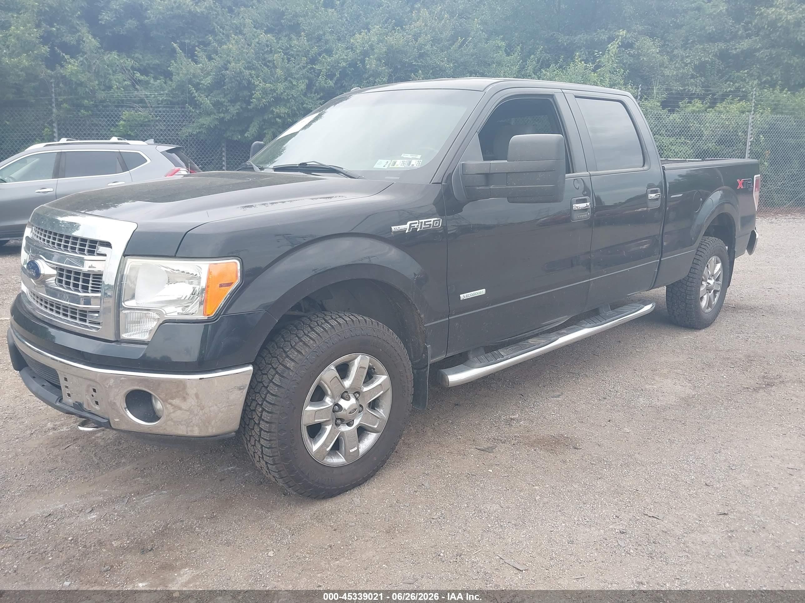 2013 Ford F-150 Xlt Black vin: 1FTFW1ET4DKE13342
