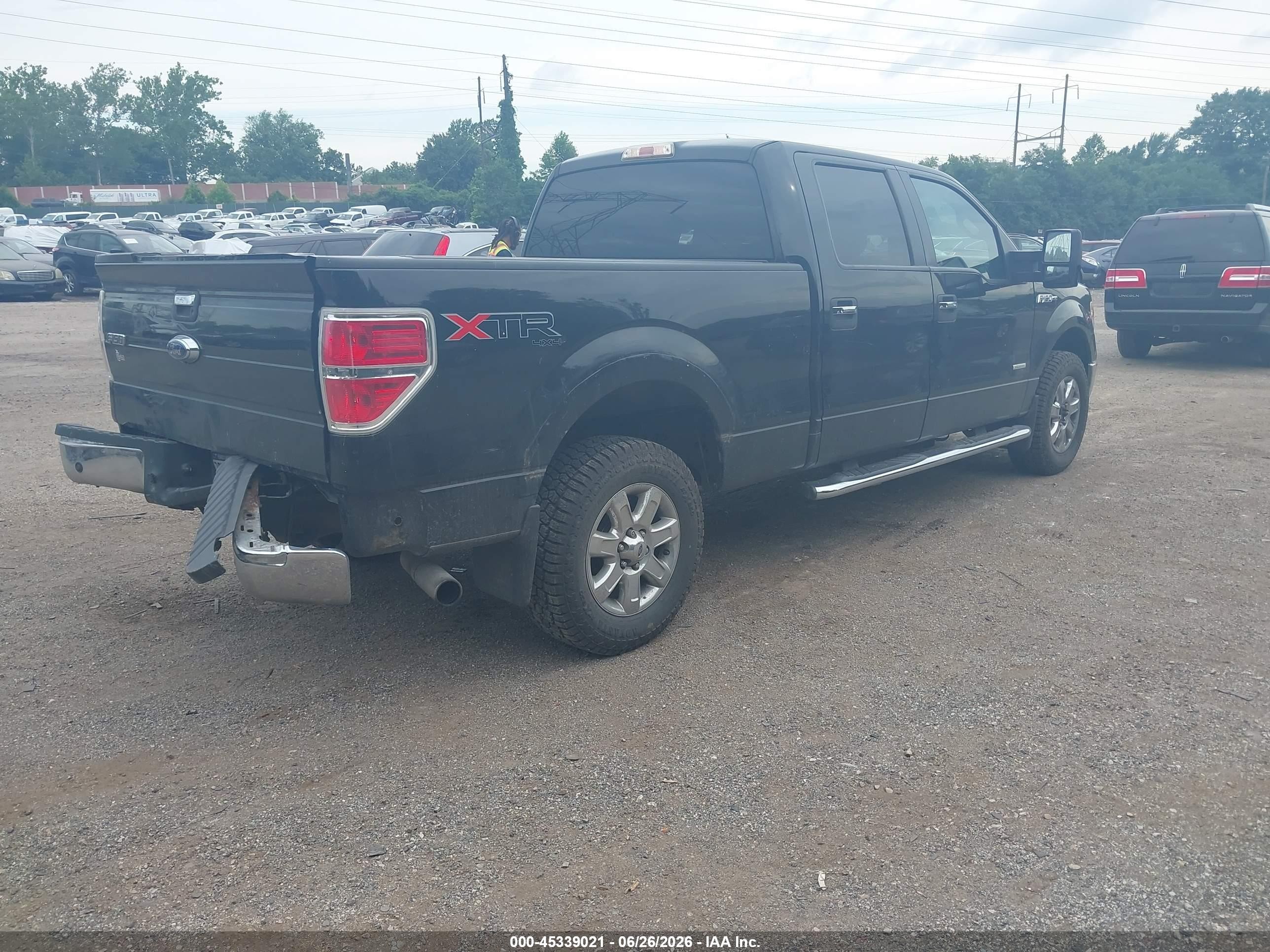 2013 Ford F-150 Xlt Black vin: 1FTFW1ET4DKE13342