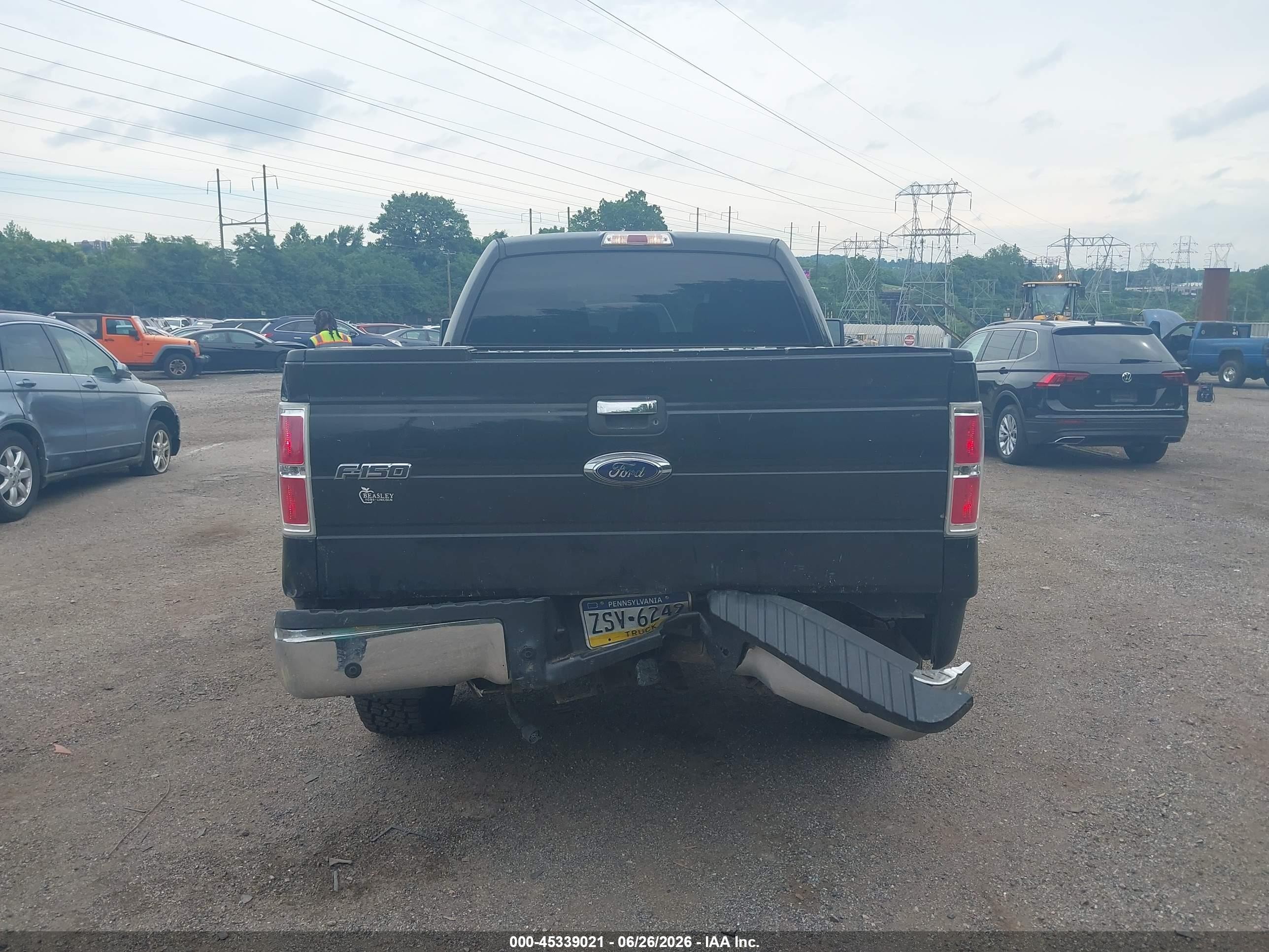 2013 Ford F-150 Xlt Black vin: 1FTFW1ET4DKE13342