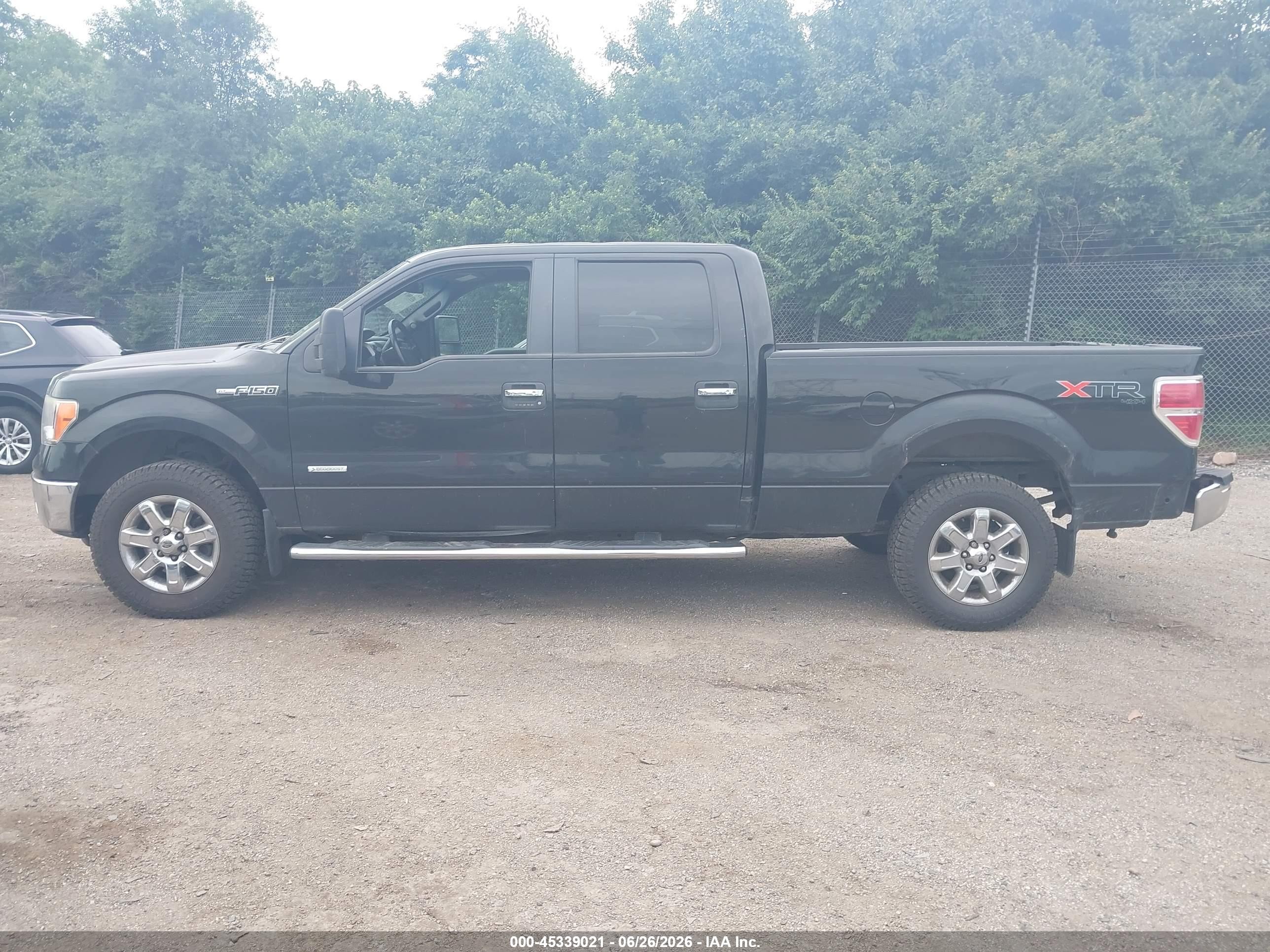 2013 Ford F-150 Xlt Black vin: 1FTFW1ET4DKE13342