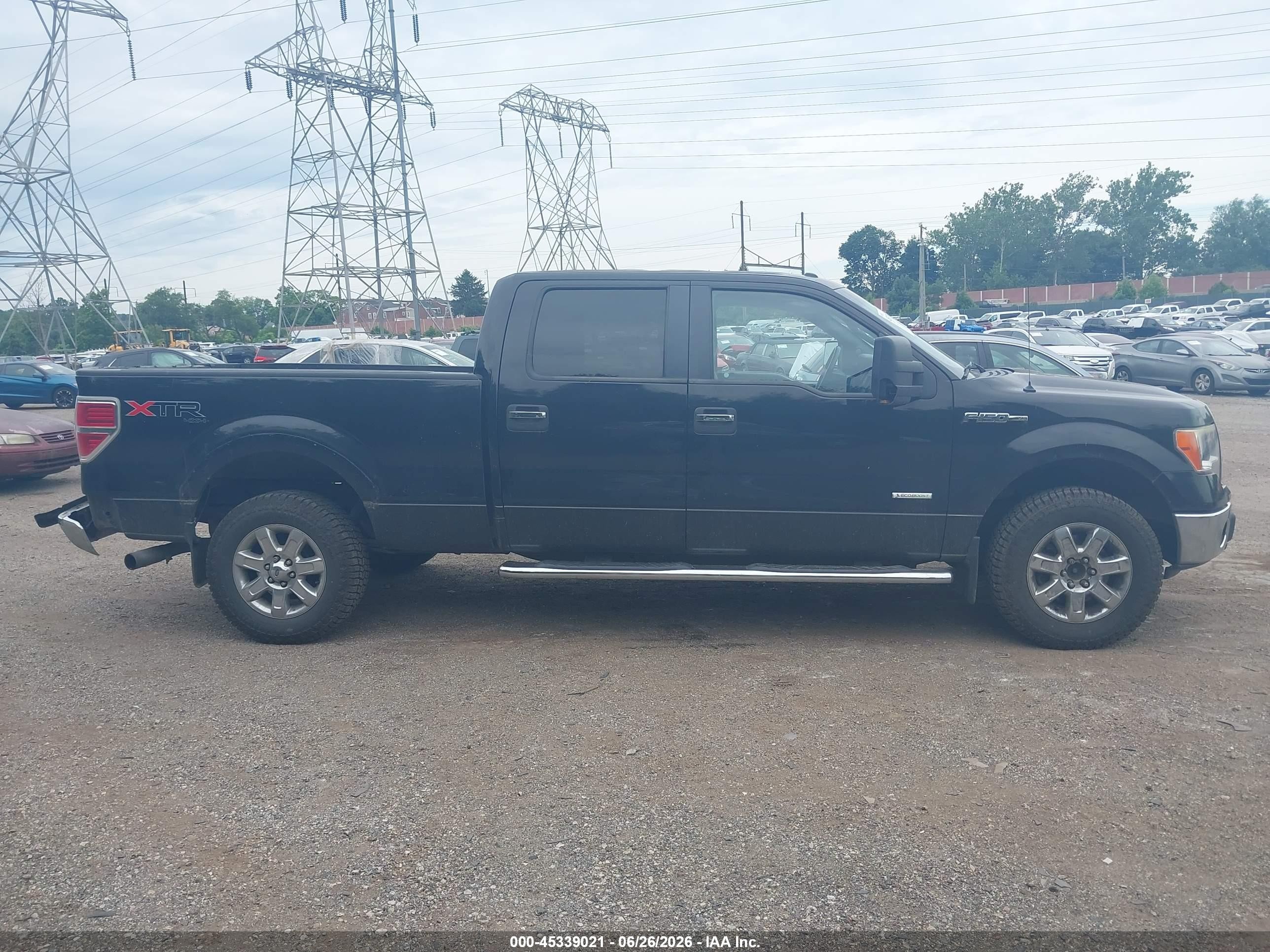2013 Ford F-150 Xlt Black vin: 1FTFW1ET4DKE13342