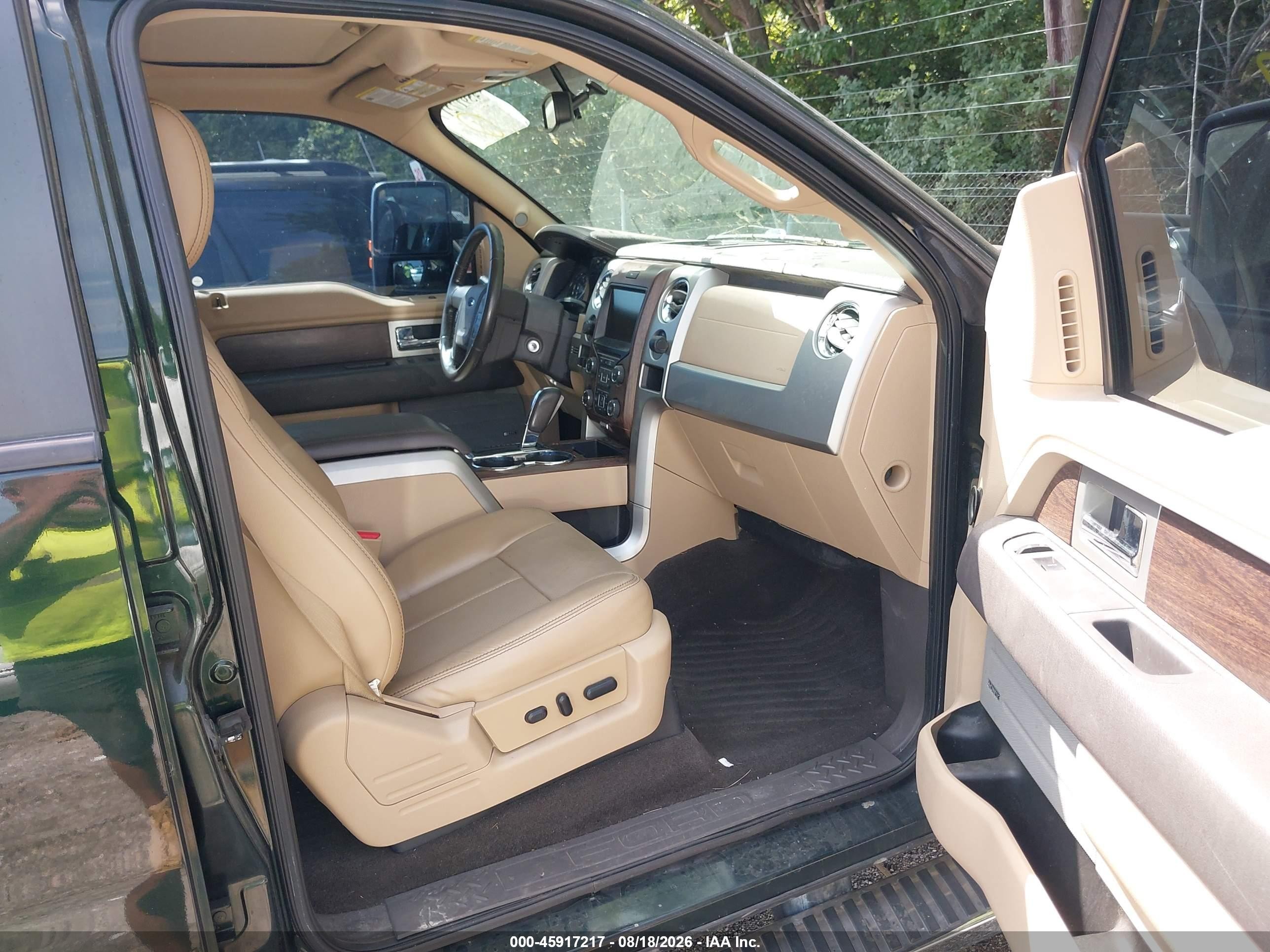 2013 Ford F-150 Lariat Green vin: 1FTFW1ET4DKF23095