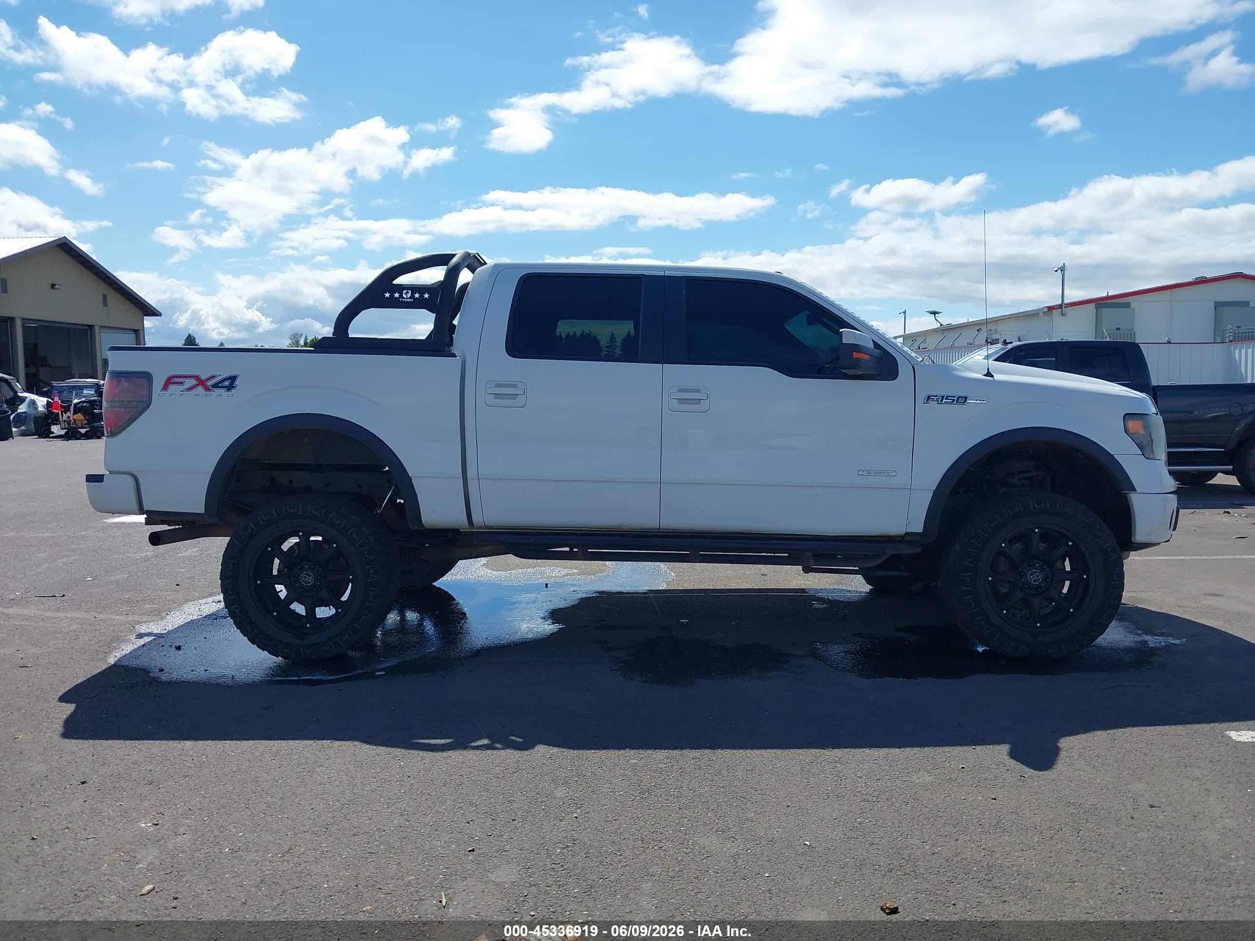 2013 Ford F-150 Fx4 White vin: 1FTFW1ET4DKF26546