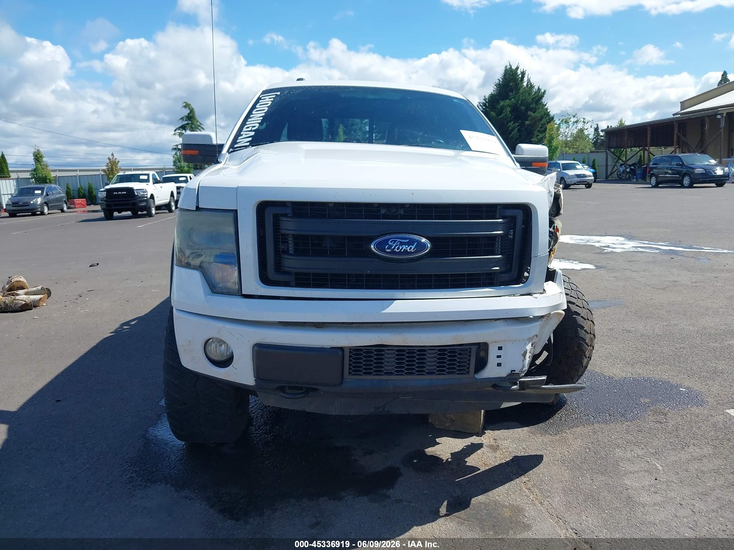 2013 Ford F-150 Fx4 White vin: 1FTFW1ET4DKF26546