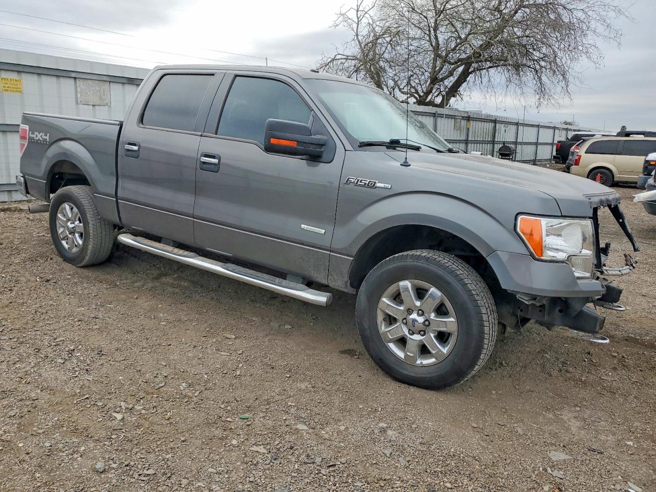 2013 Ford F150 Supercrew Gray vin: 1FTFW1ET4DKF70949