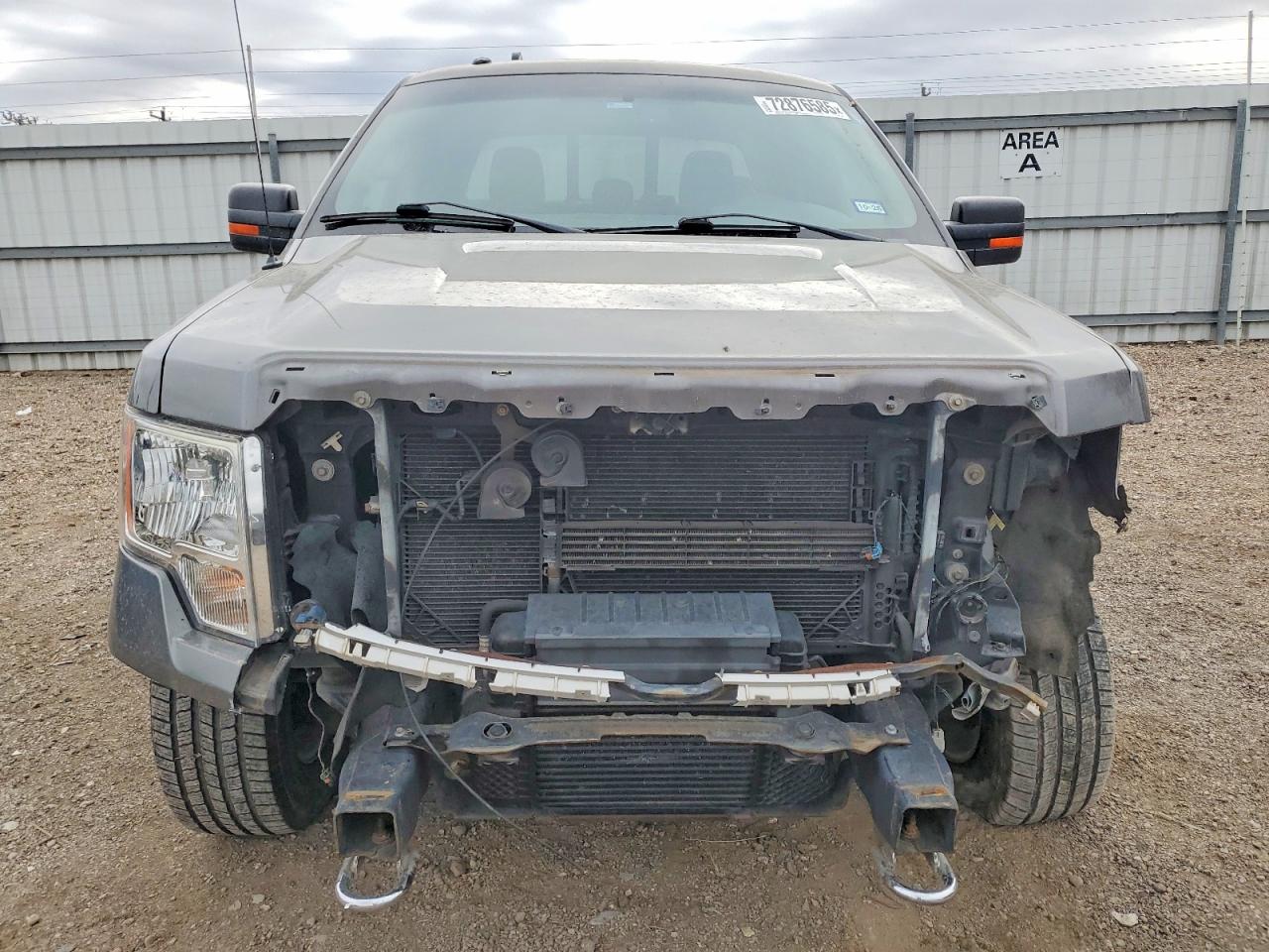 2013 Ford F150 Supercrew Gray vin: 1FTFW1ET4DKF70949