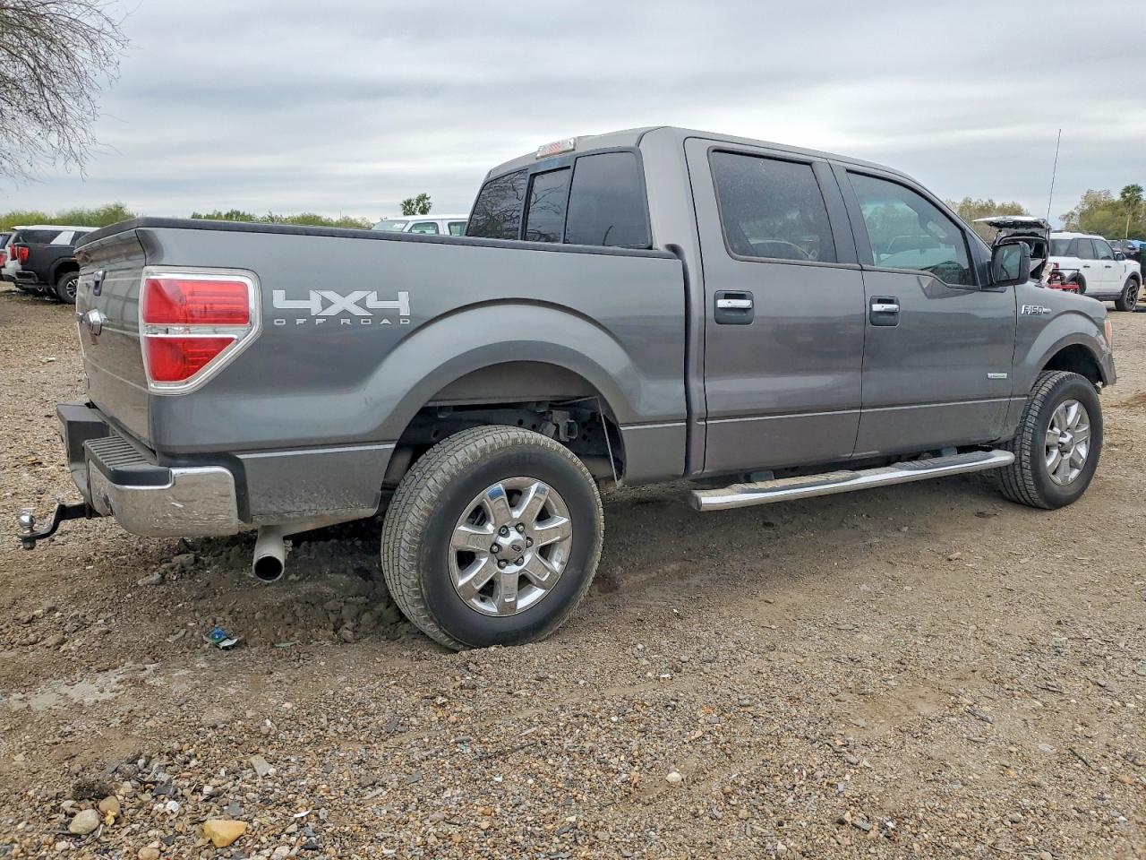 2013 Ford F150 Supercrew Gray vin: 1FTFW1ET4DKF70949