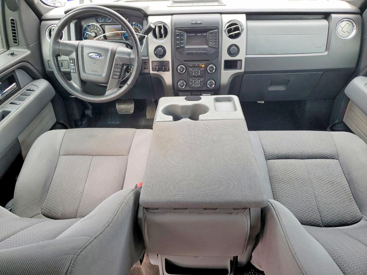 2013 Ford F150 Supercrew Gray vin: 1FTFW1ET4DKF70949