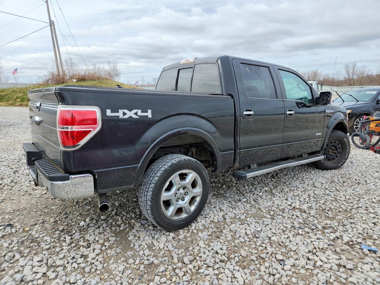 2013 Ford F150 Supercrew Black vin: 1FTFW1ET4DKG21981