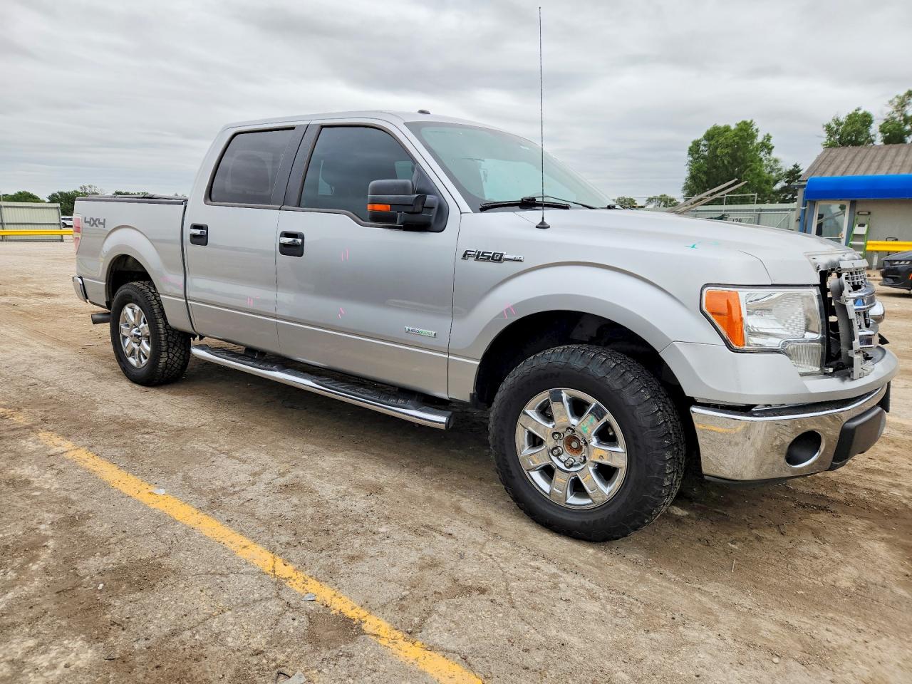 2014 Ford F150 Supercrew Silver vin: 1FTFW1ET4EFA14232