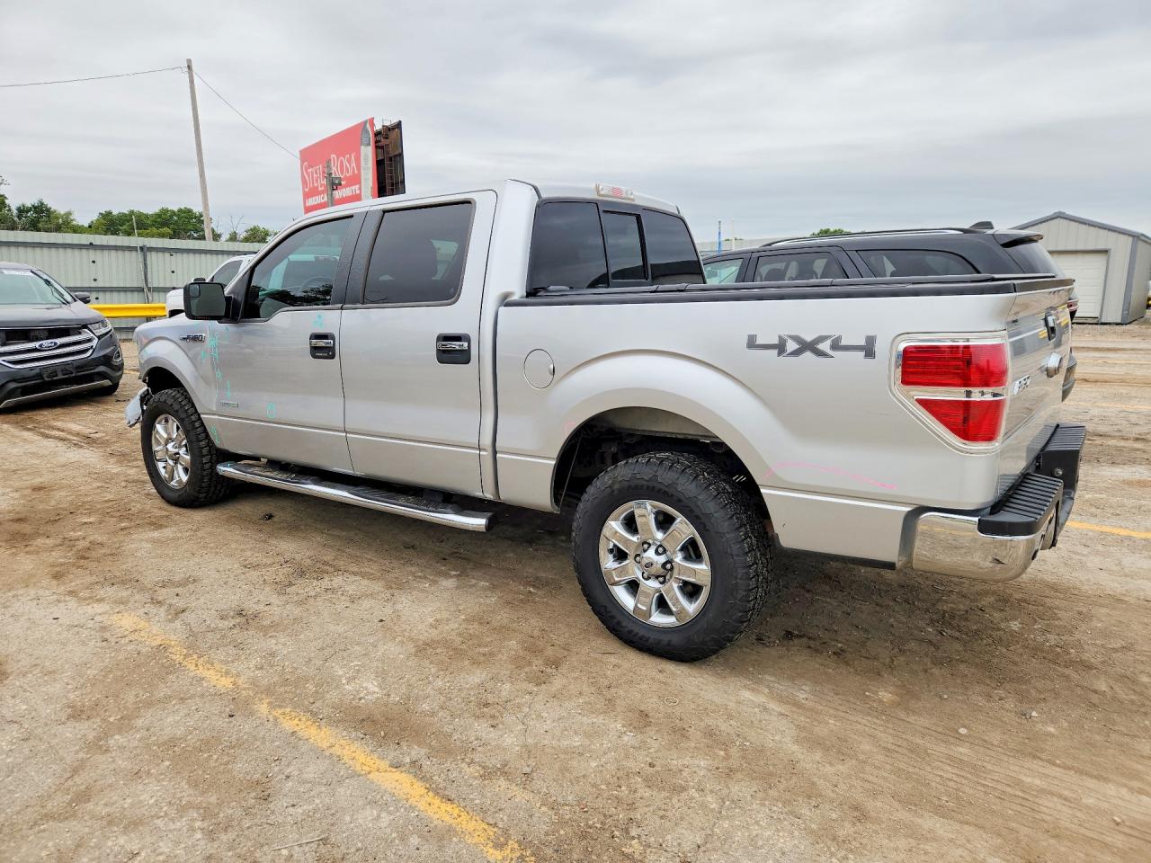 2014 Ford F150 Supercrew Silver vin: 1FTFW1ET4EFA14232