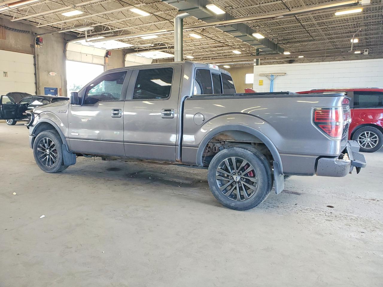 2014 Ford F150 Supercrew Gray vin: 1FTFW1ET4EFA14487