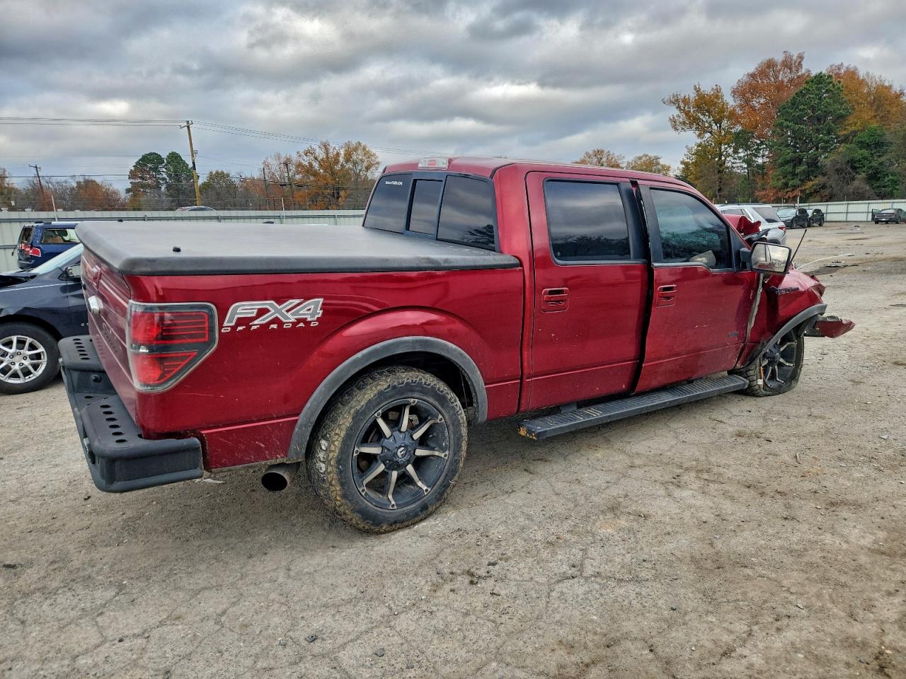 2014 Ford F150 Supercrew Red vin: 1FTFW1ET4EFA27871