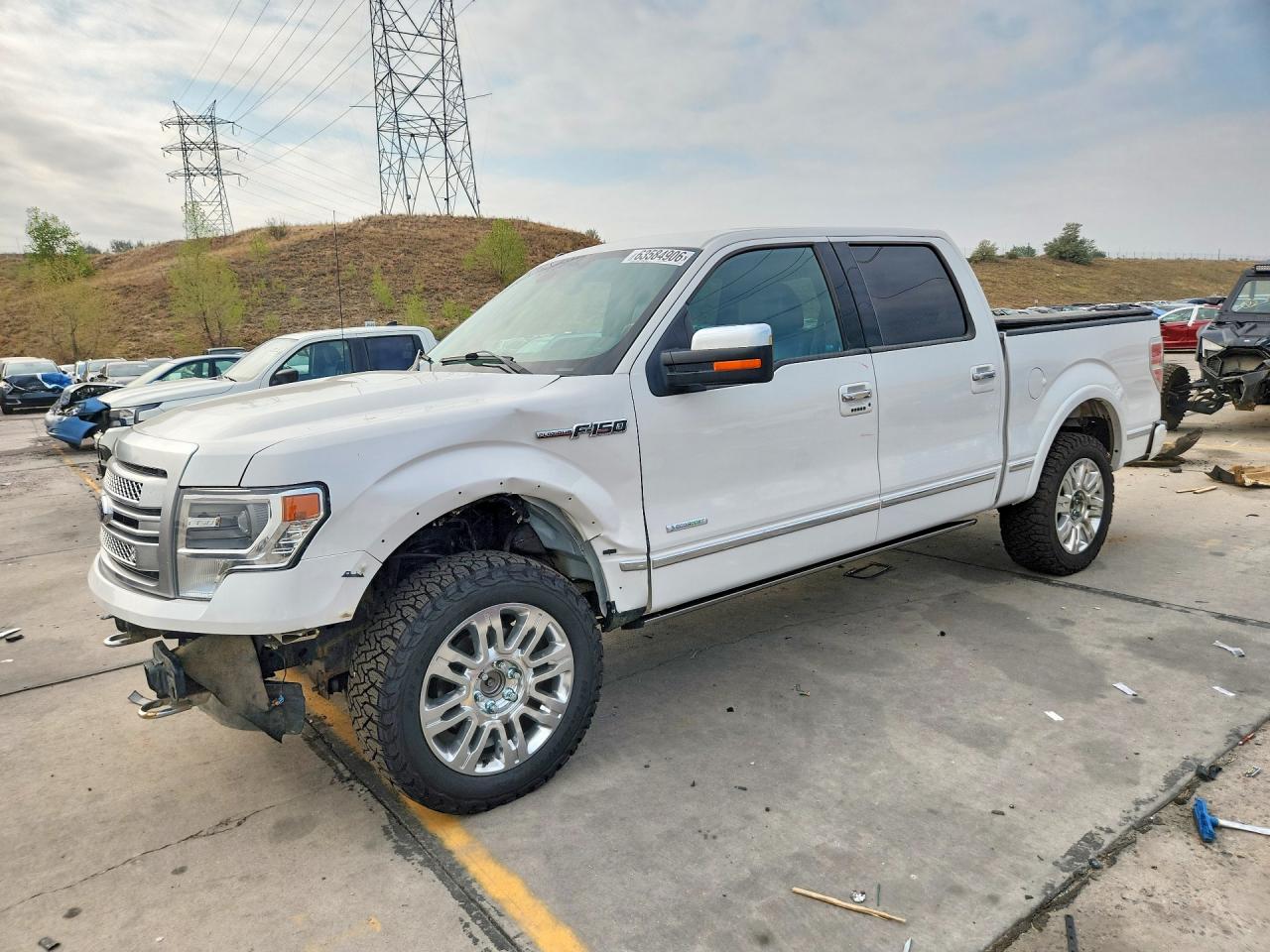 2014 Ford F150 Supercrew White vin: 1FTFW1ET4EFA29832